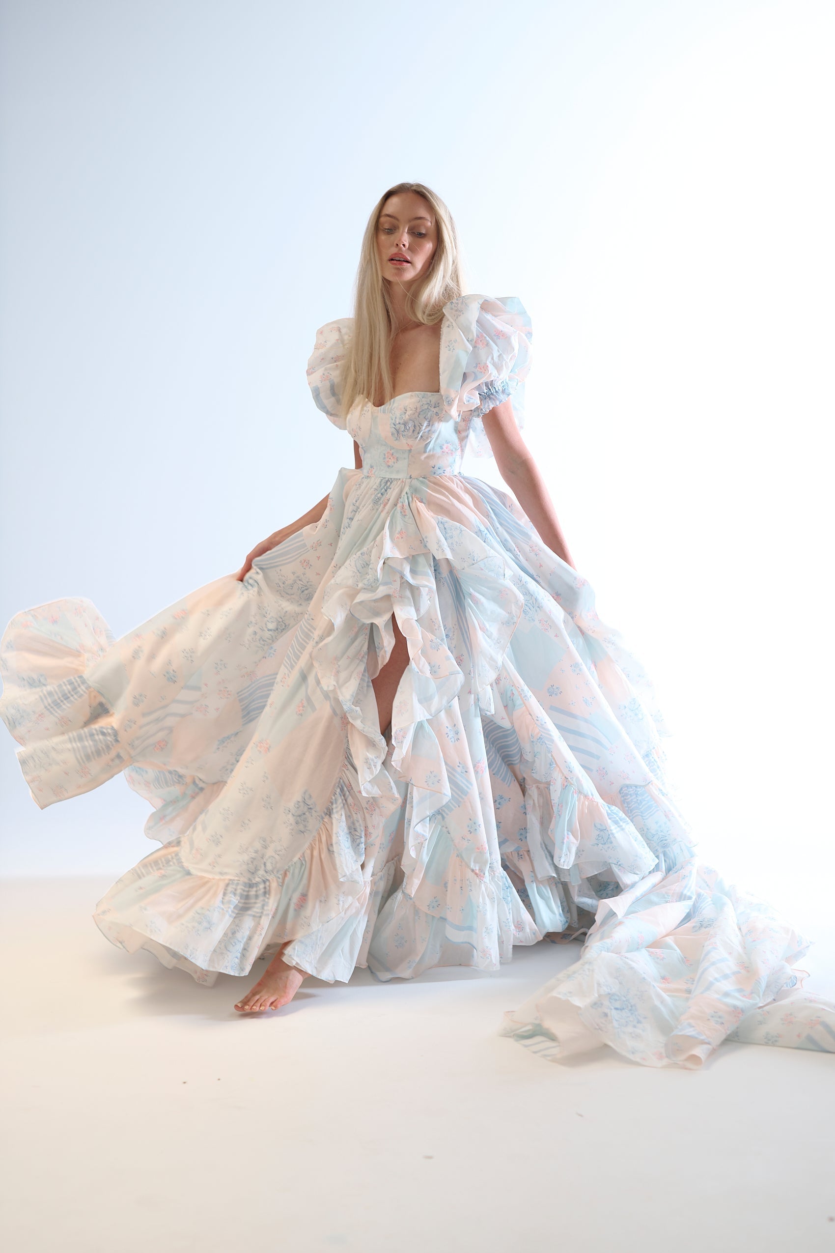 The Babysitter Silk Organdy In Bloom Gown
