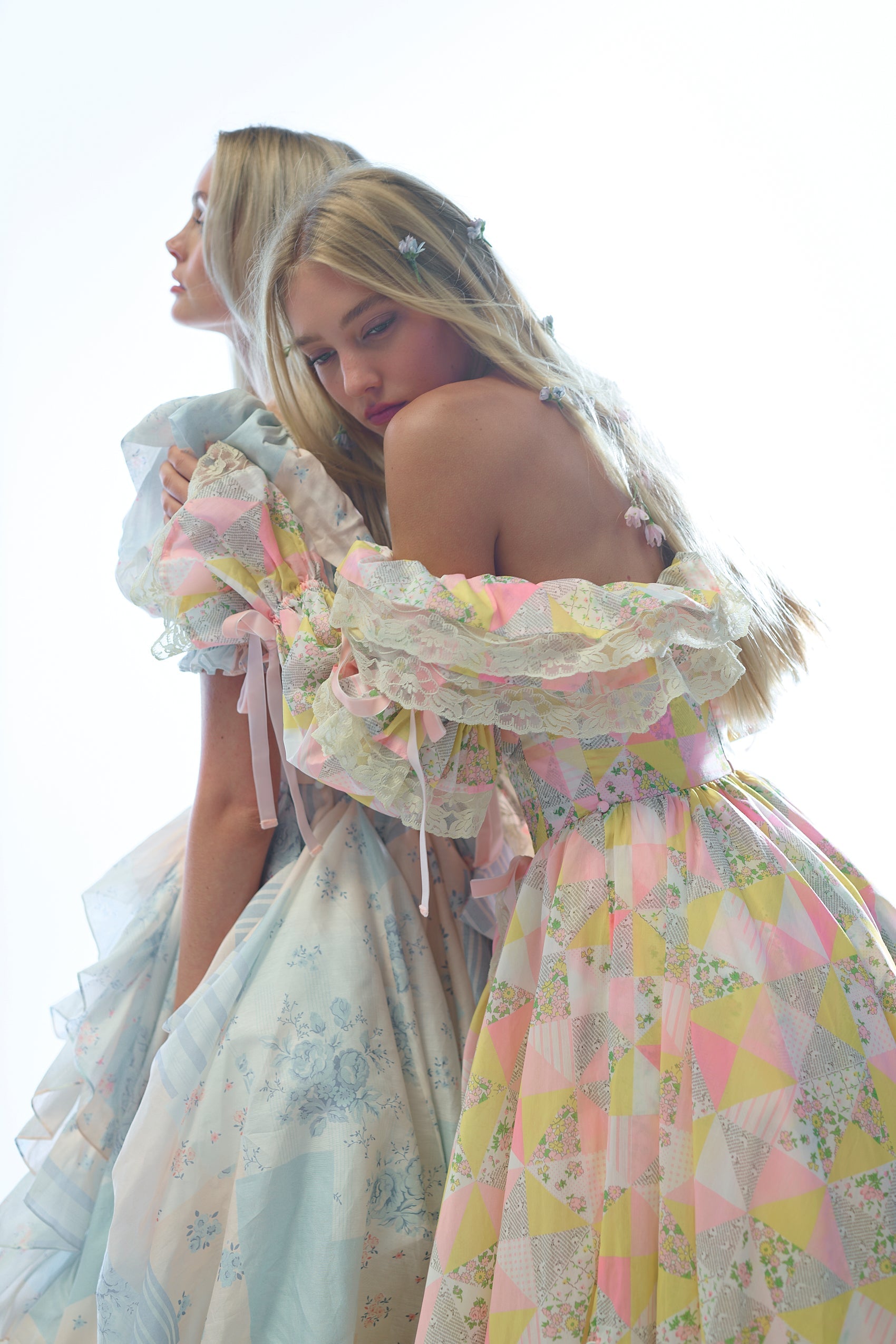 The Babysitter Silk Organdy In Bloom Gown