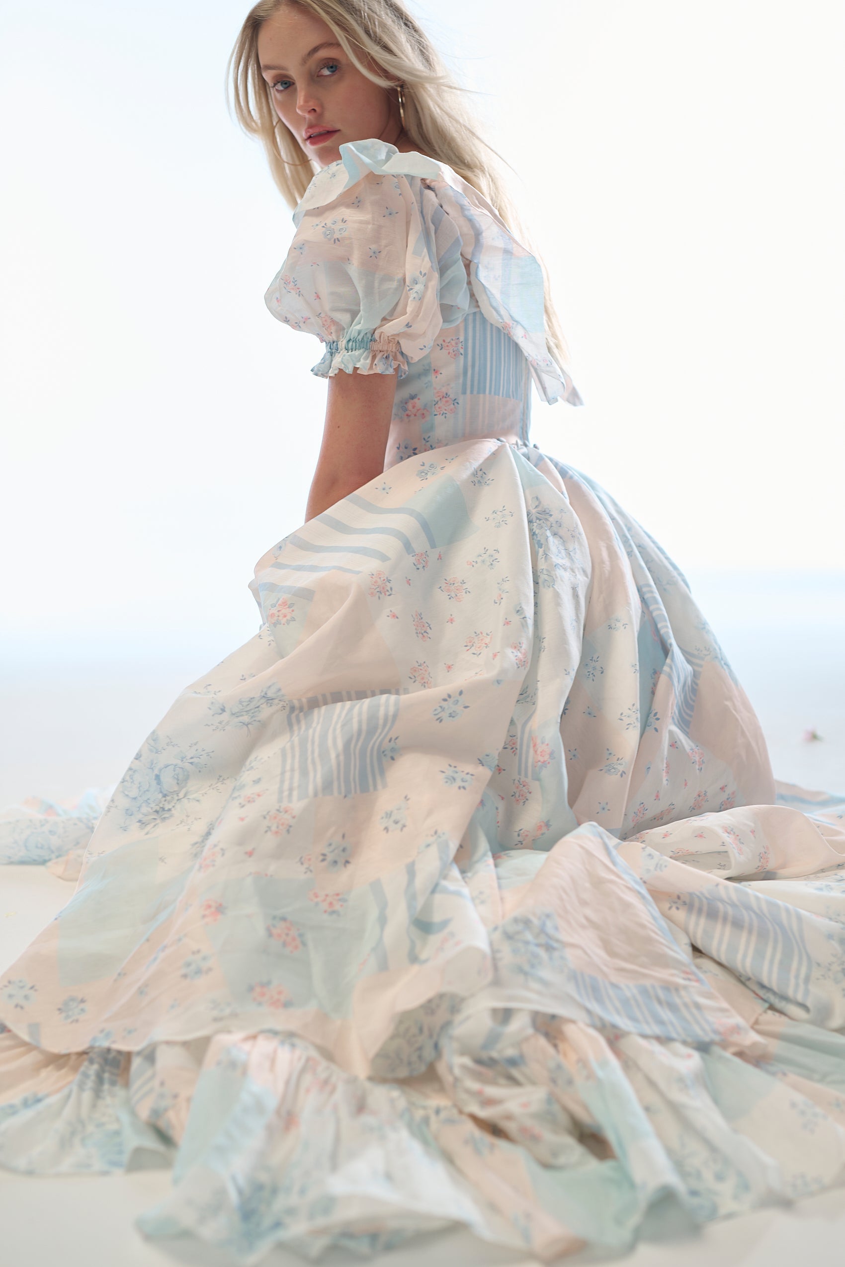 The Babysitter Silk Organdy In Bloom Gown