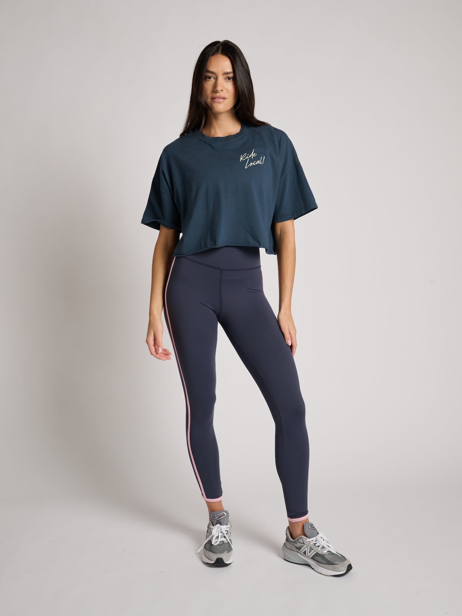 Emily Cropped Boyfriend Tee | Soul by SoulCycle