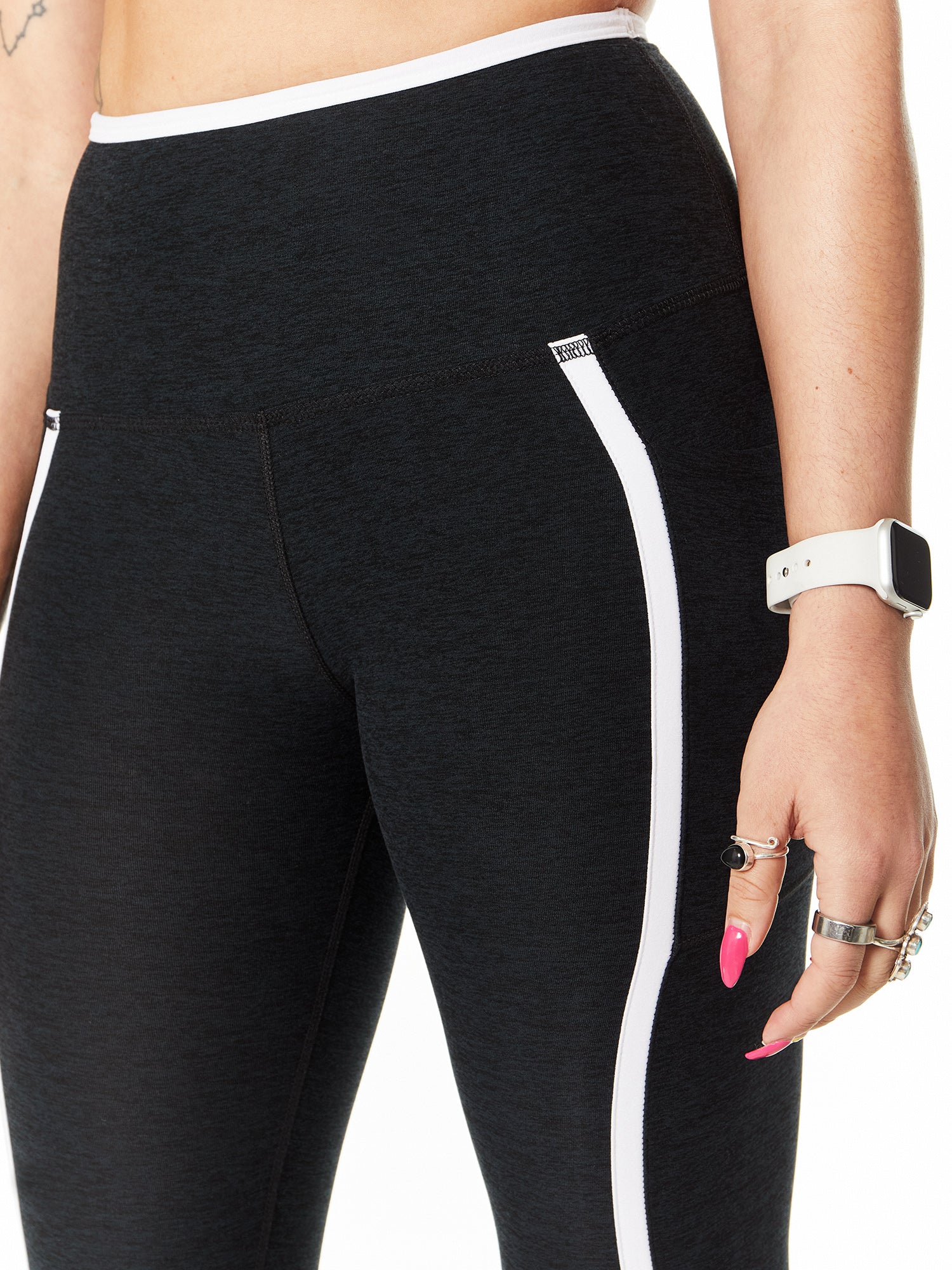 Spacedye New Moves High Waisted Midi Legging | Beyond Yoga