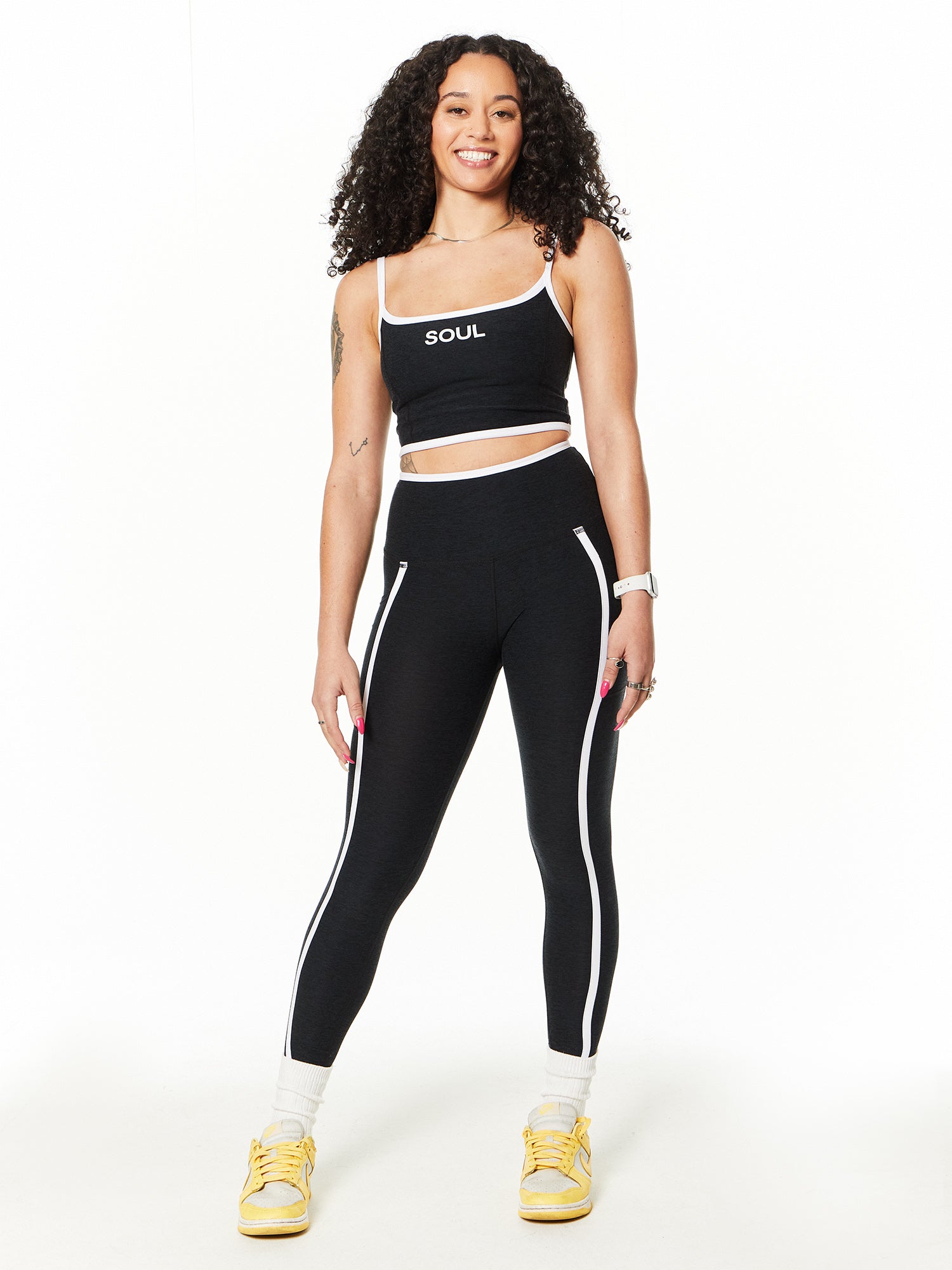 Spacedye New Moves High Waisted Midi Legging | Beyond Yoga