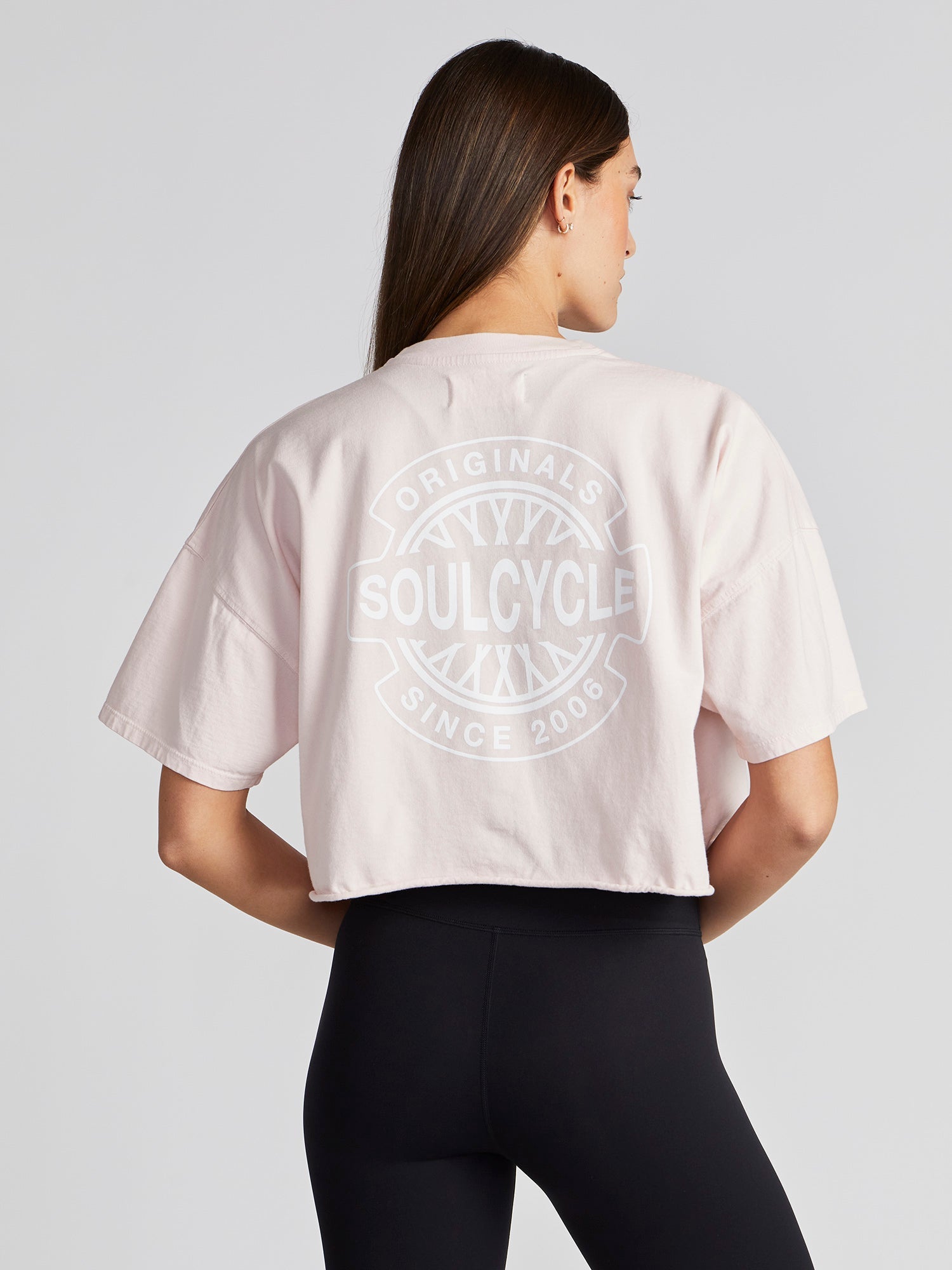 Emily Cropped Boyfriend Tee | Soul by SoulCycle