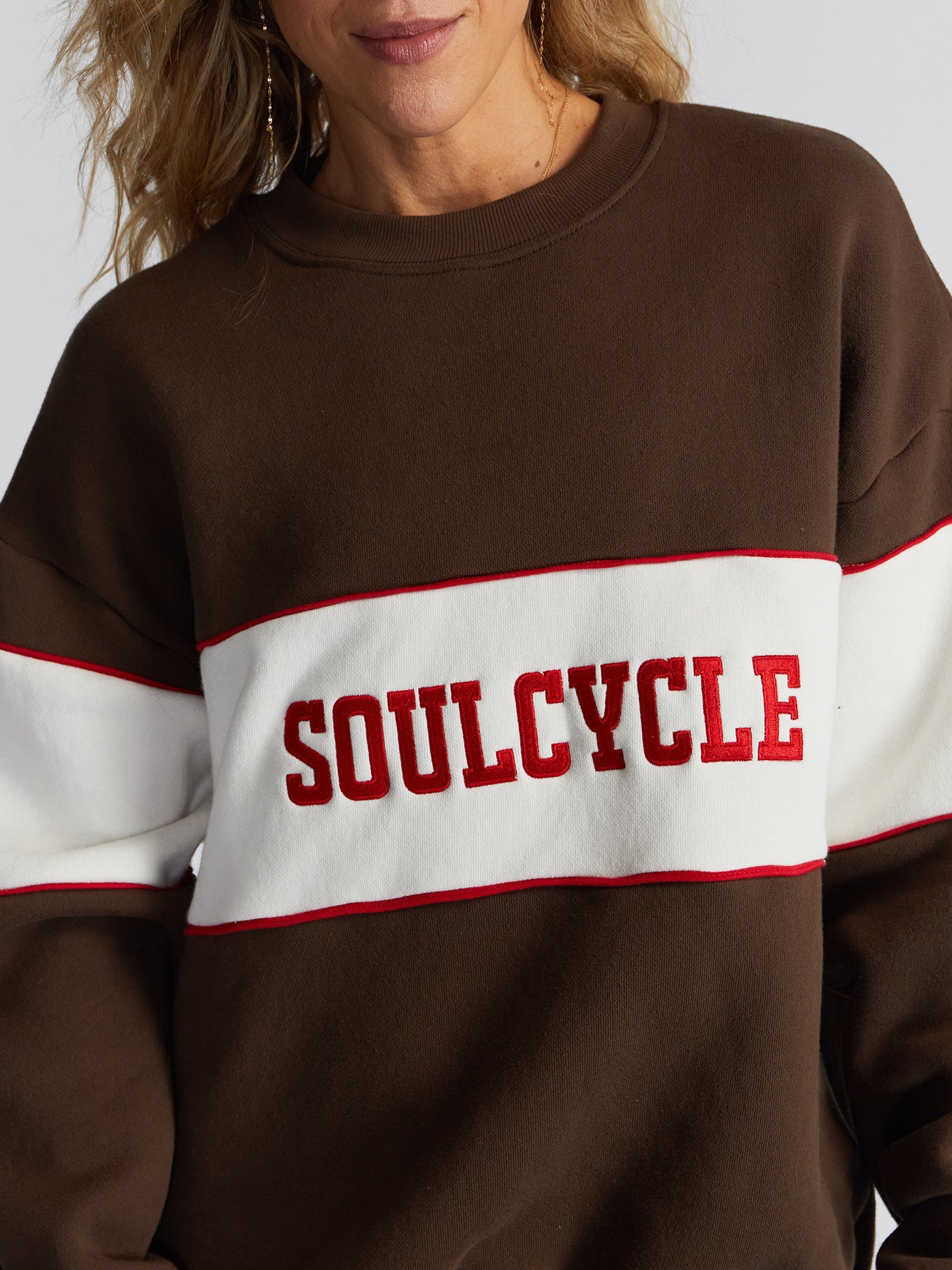 SoulCycle Brown Block Crew | Soul by SoulCycle