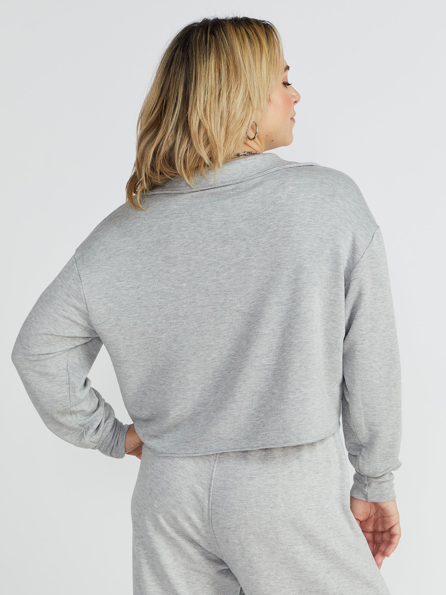 Joan Fleece Polo Sweatshirt | SPLITS59