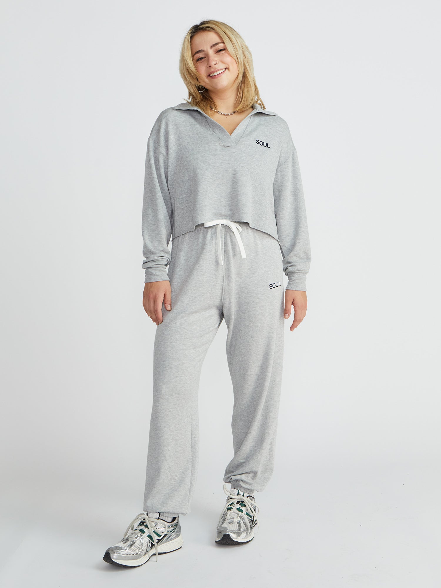 Joan Fleece Polo Sweatshirt | SPLITS59