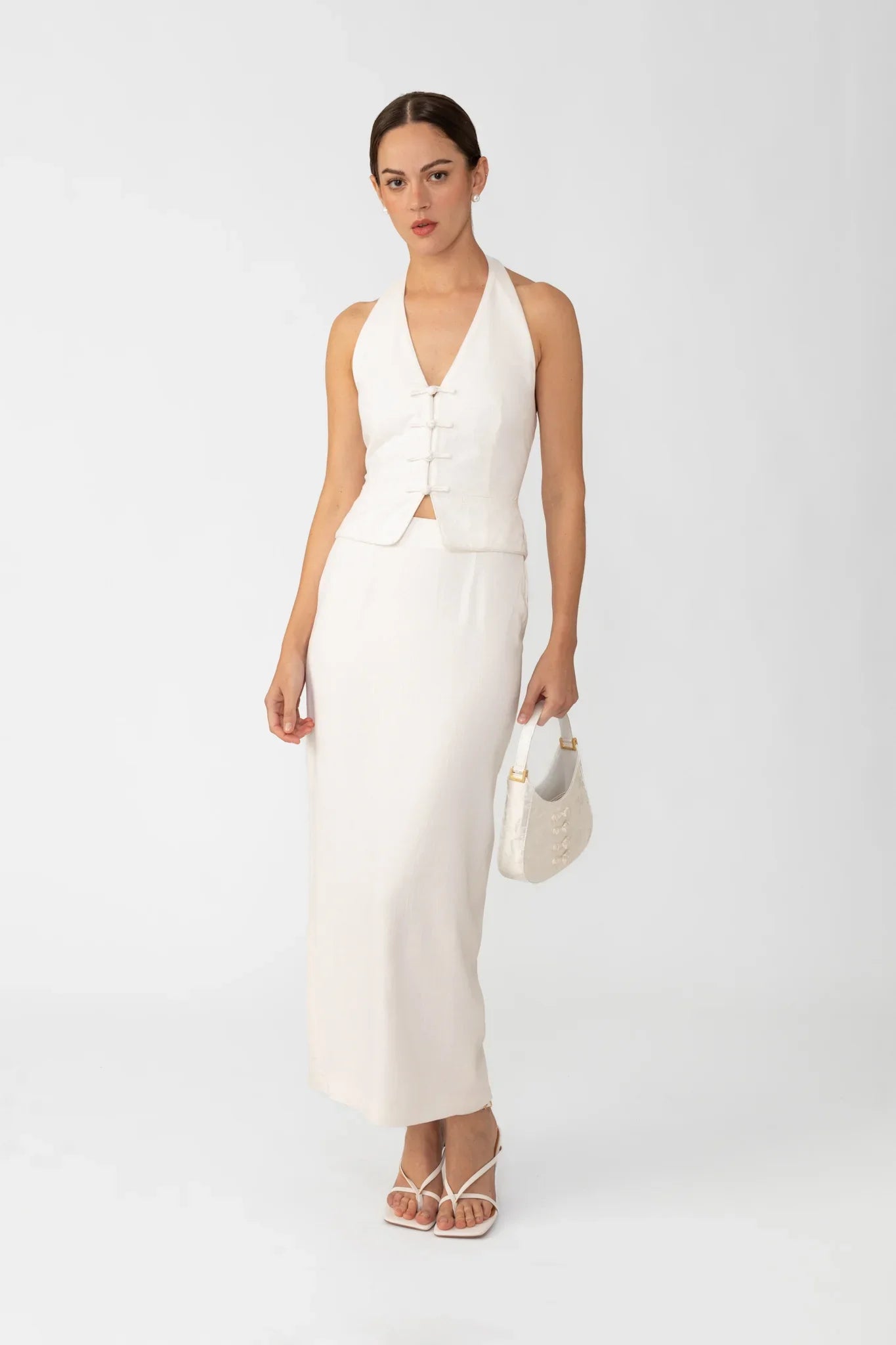 Capri Pencil Skirt - Ivory