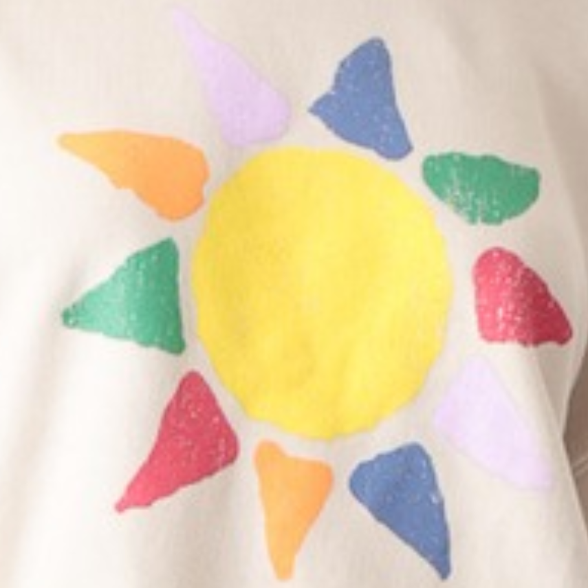 Balloon Sweatshirt - Sun Stone
