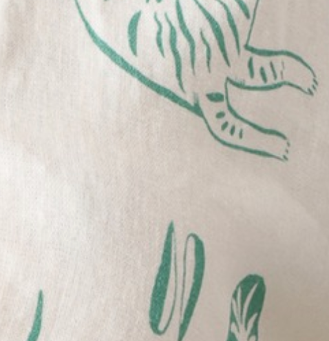 Meridian Linen Tie Top - Dream Graphic