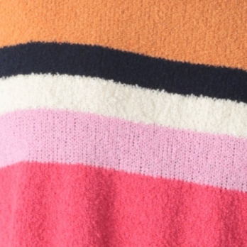 Suzie Short - Coral Stripe