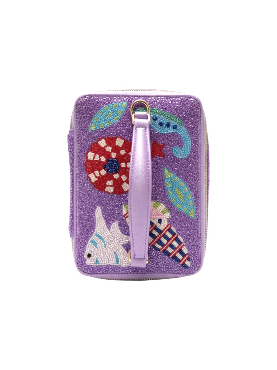 Seahorse Vanity Box Bag Purple - will take 2-4 weeks to arrive