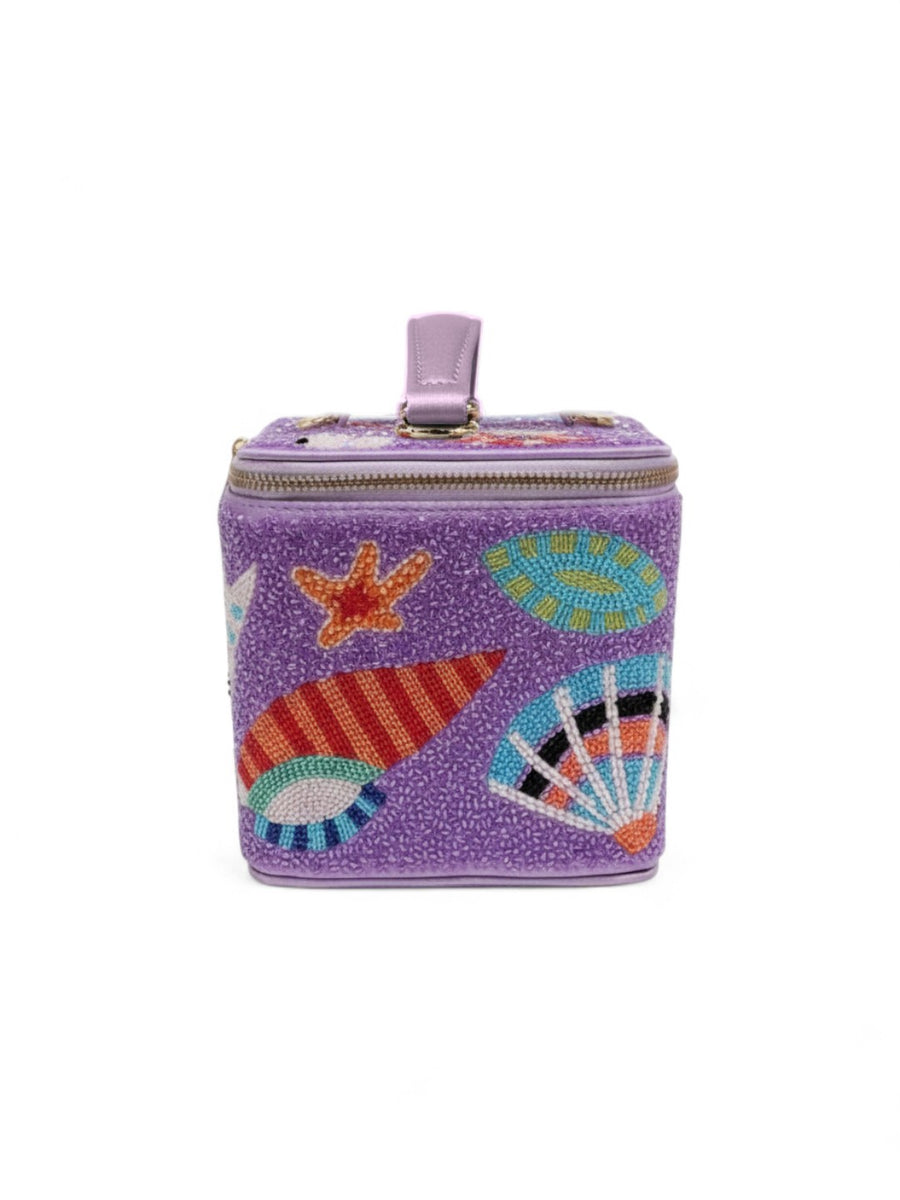Seahorse Vanity Box Bag Purple - will take 2-4 weeks to arrive