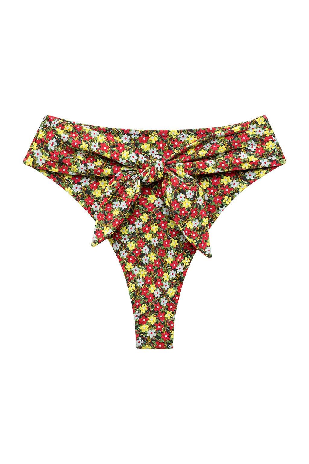 Sienna Floral Paula Tie-Up Bikini Bottom