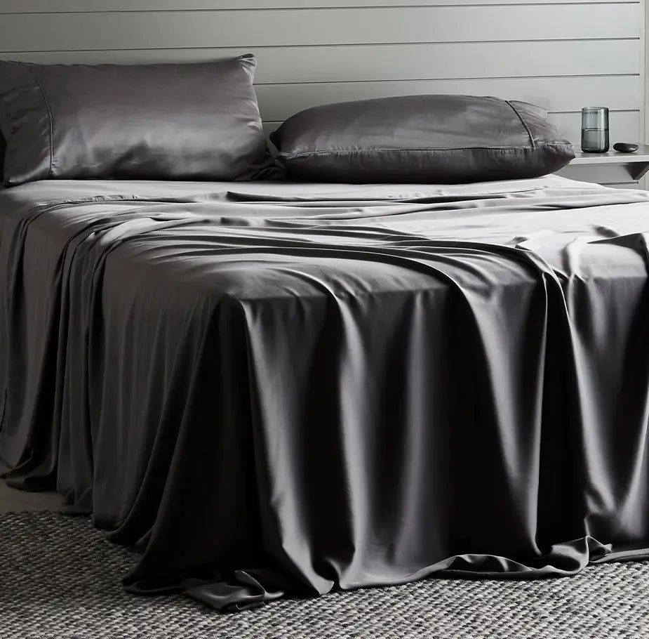 Signature Bamboo Flat Sheet | Slate