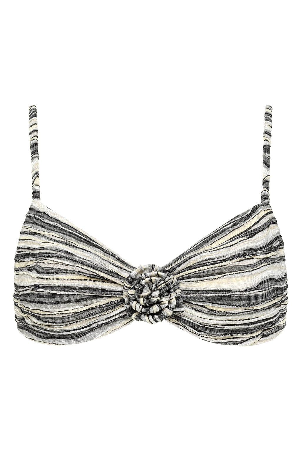 Slub Knit Devin Rosa Bikini Top