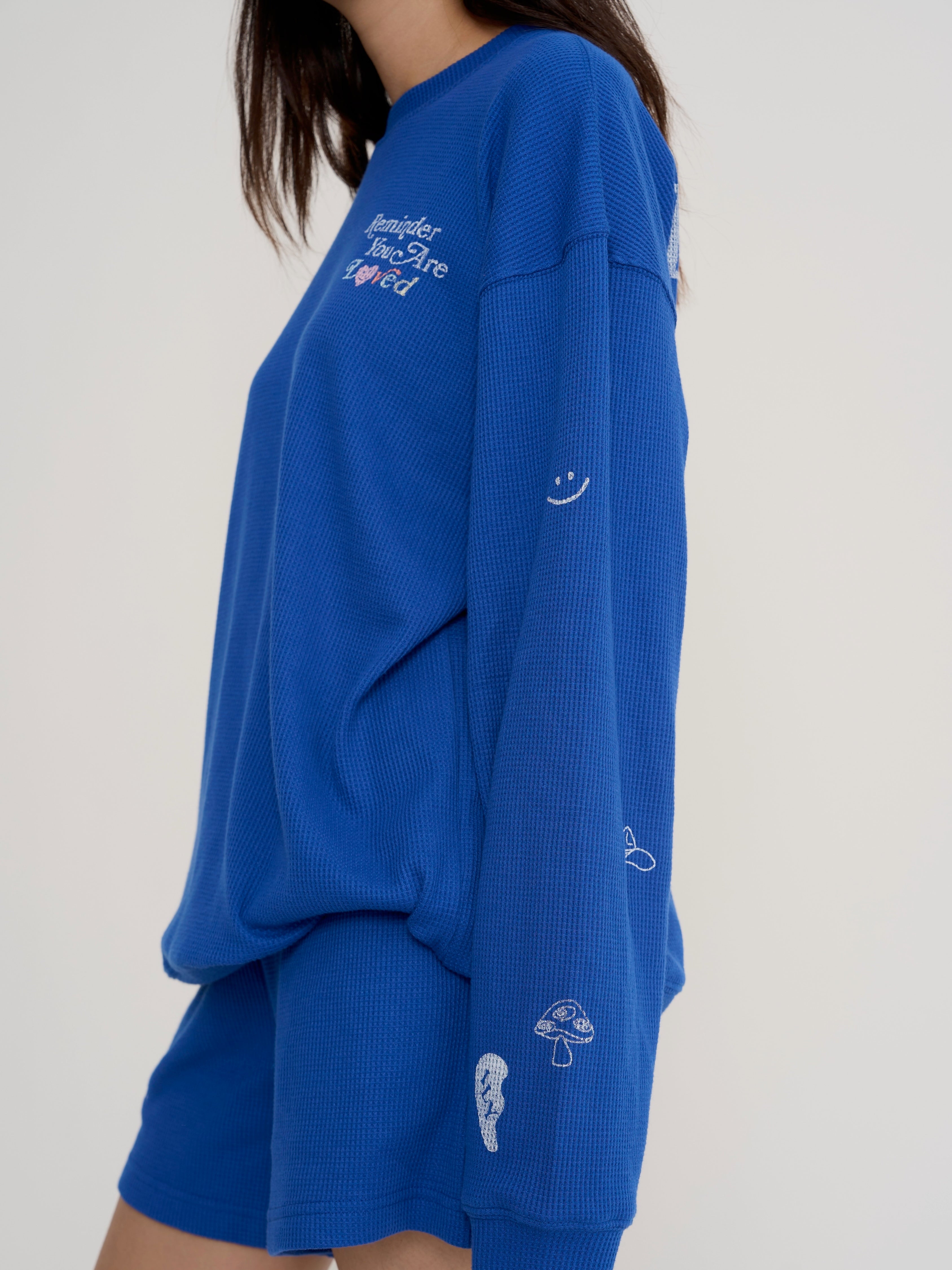 Mayfair X Avery Woods Waffle Crewneck