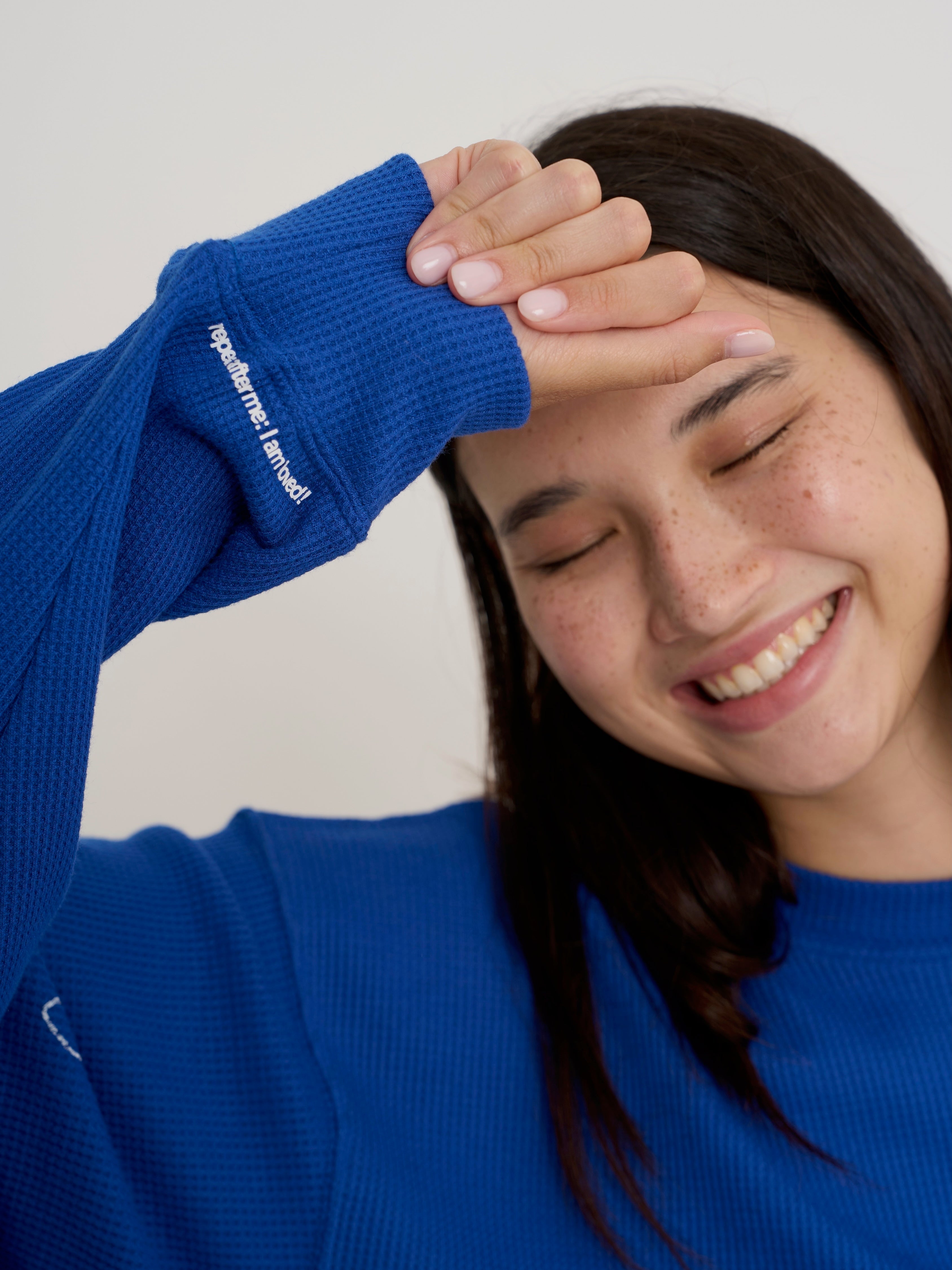 Mayfair X Avery Woods Waffle Crewneck