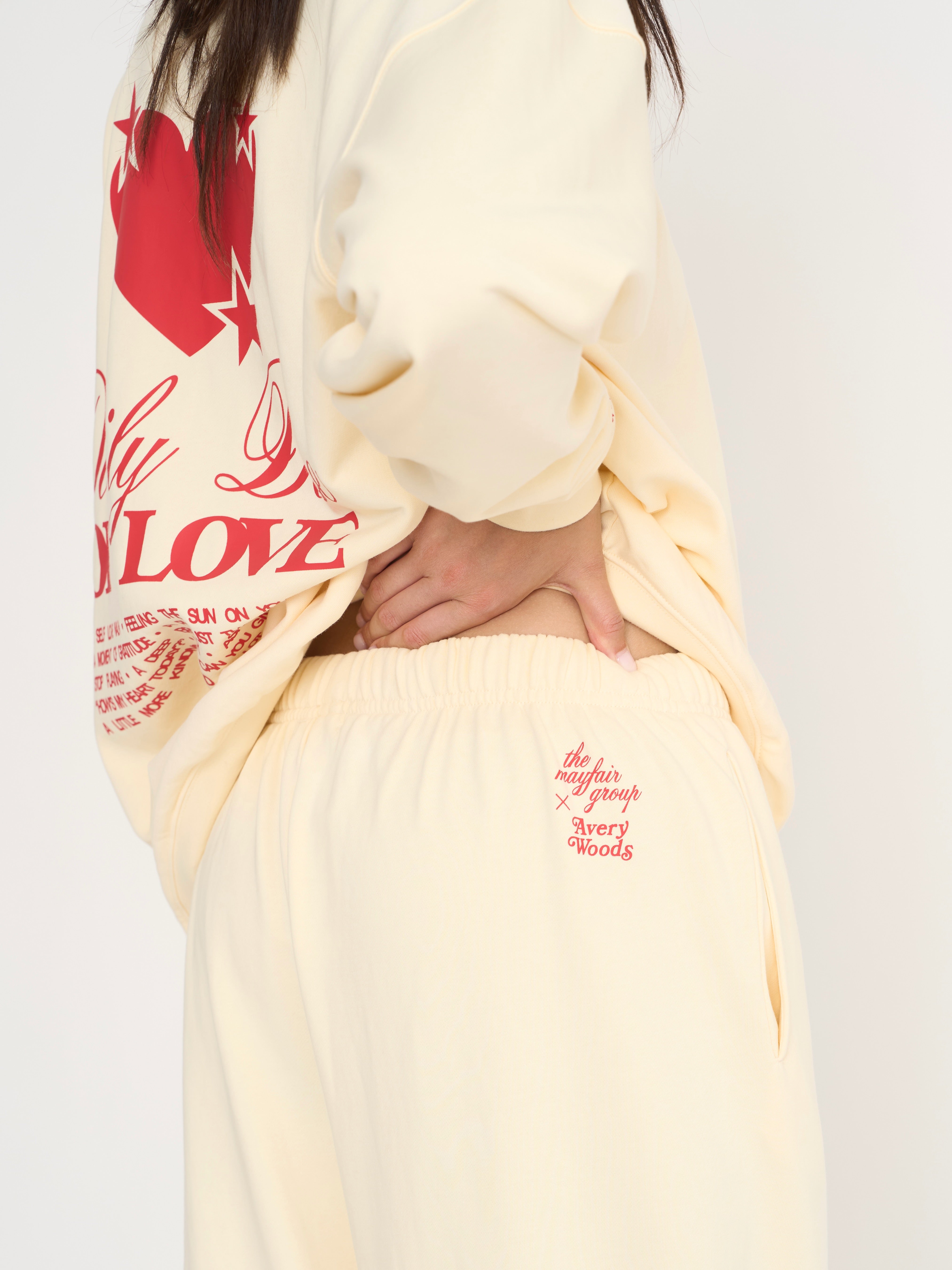 Mayfair X Avery Woods Daily Dose Of Love Sweatpants