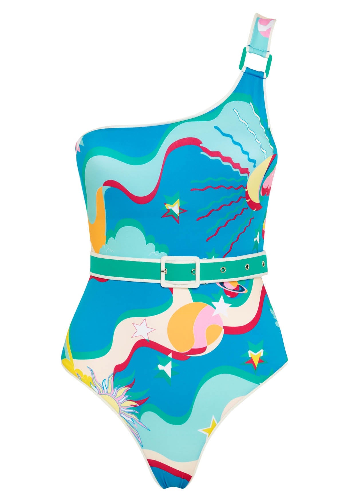 Image of product named astroelevator electra one piece by Paolita London