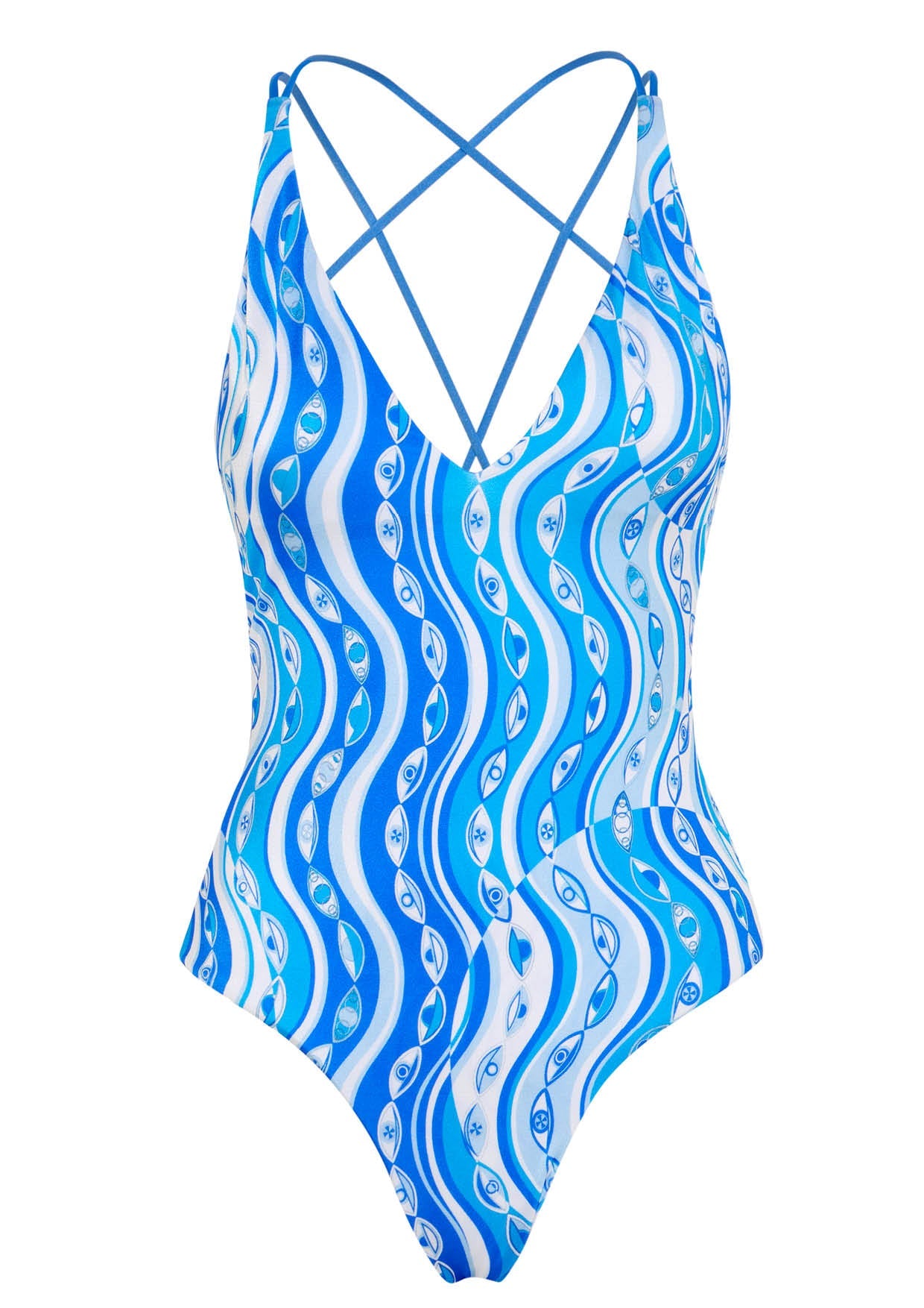 Image of product named ocean eyes reversible azania one piece by Paolita London