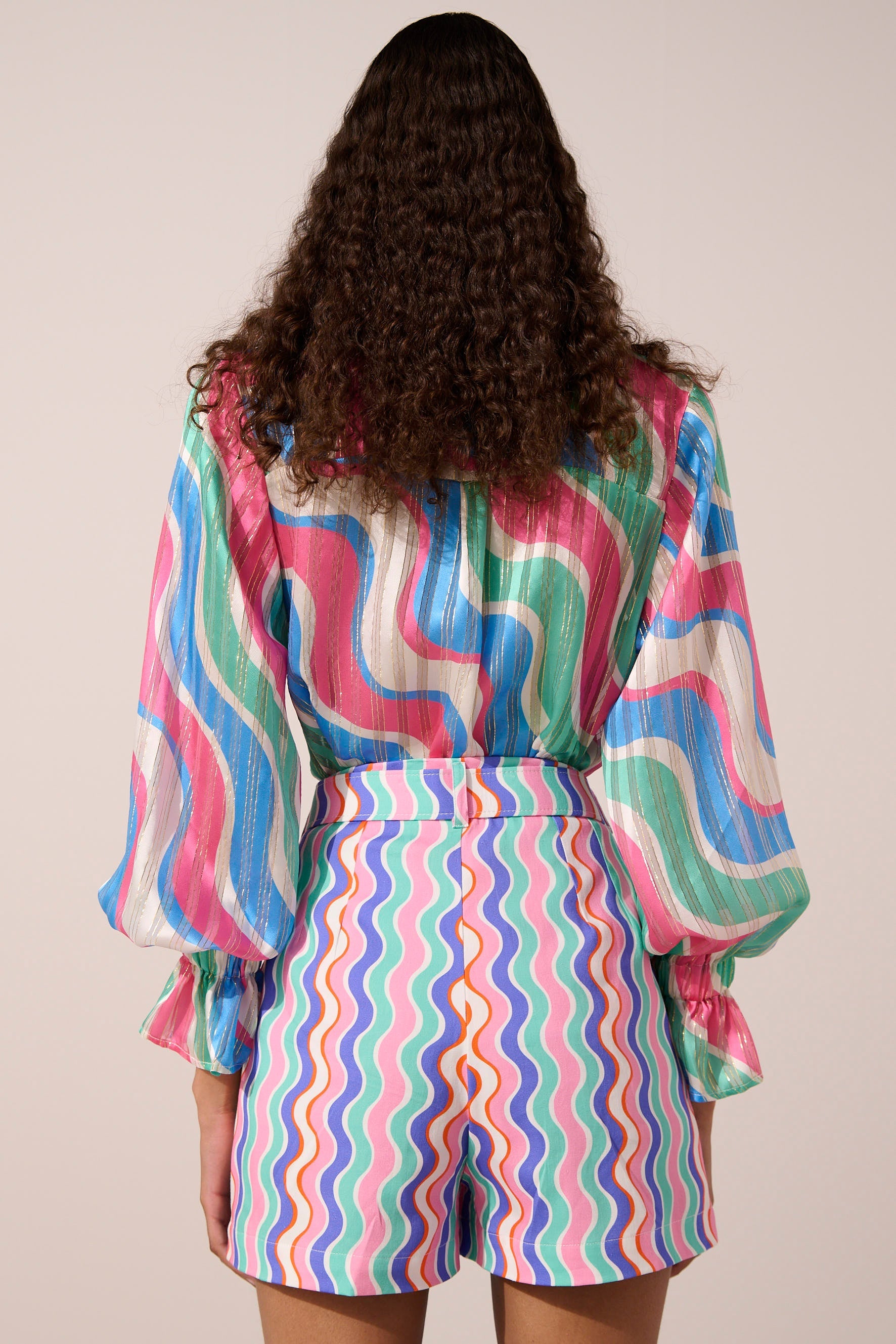 Image of product named synesthesia silk adrienne shirt by Paolita London