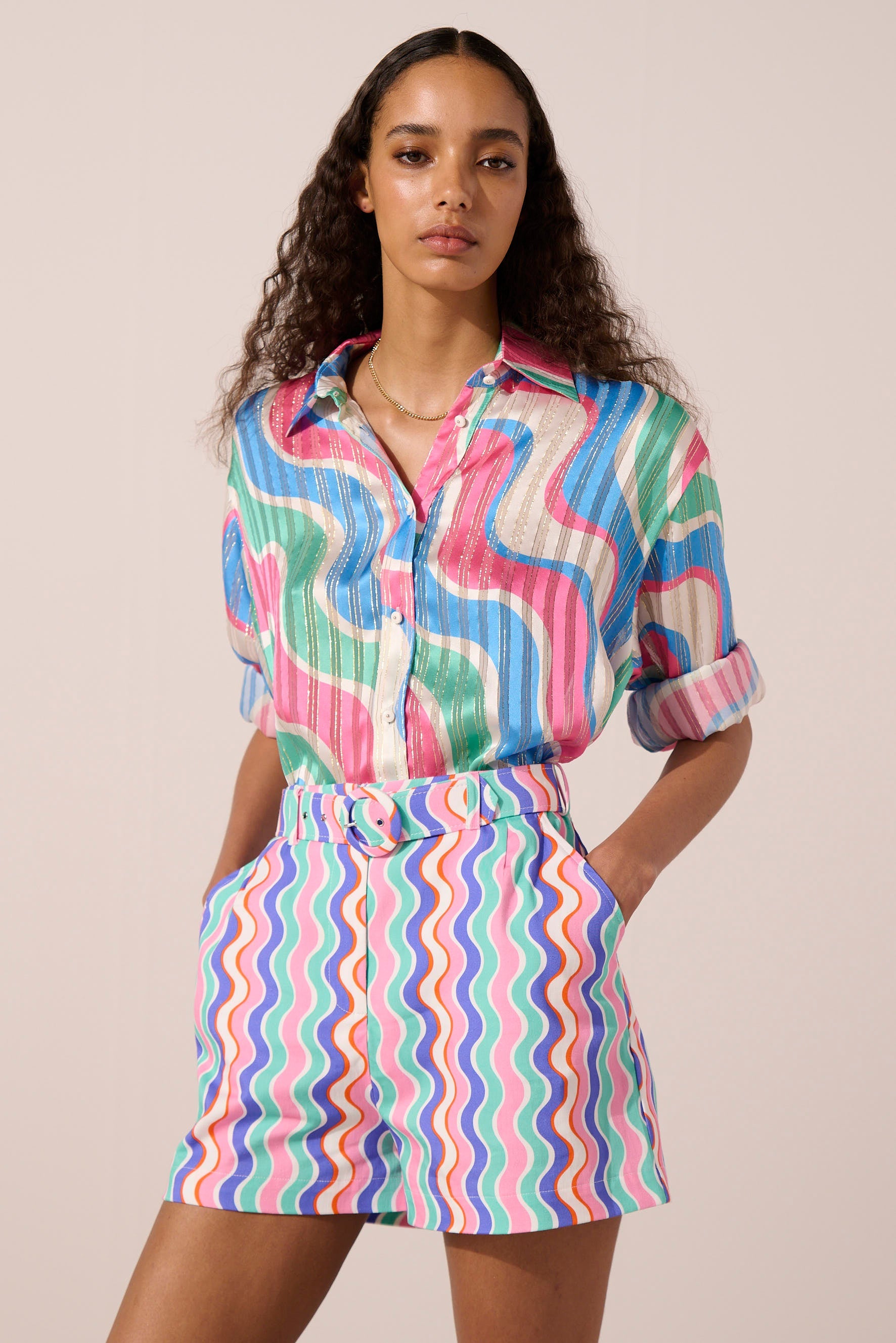 Image of product named synesthesia silk shirt by Paolita London