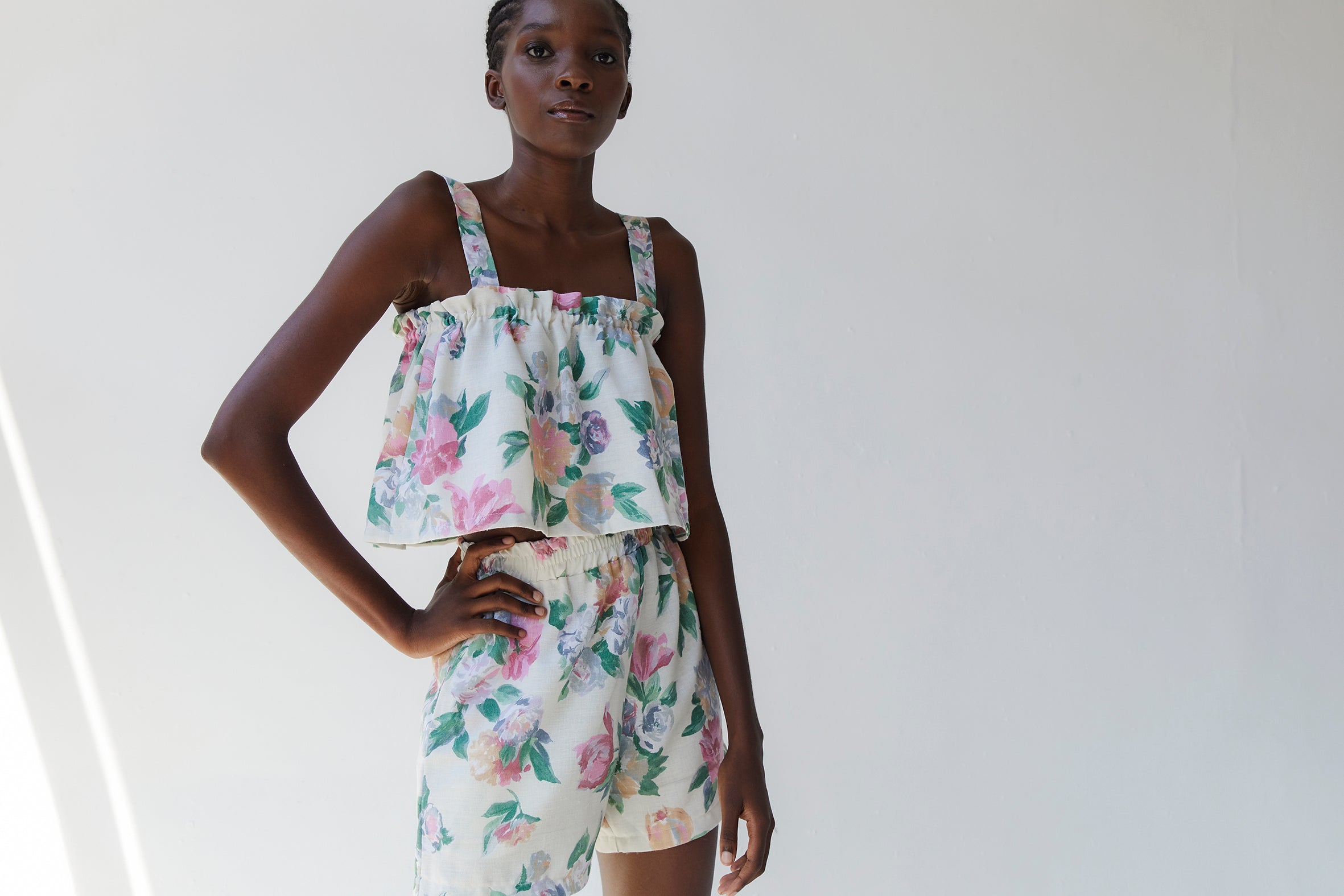 Nilda Linen Short