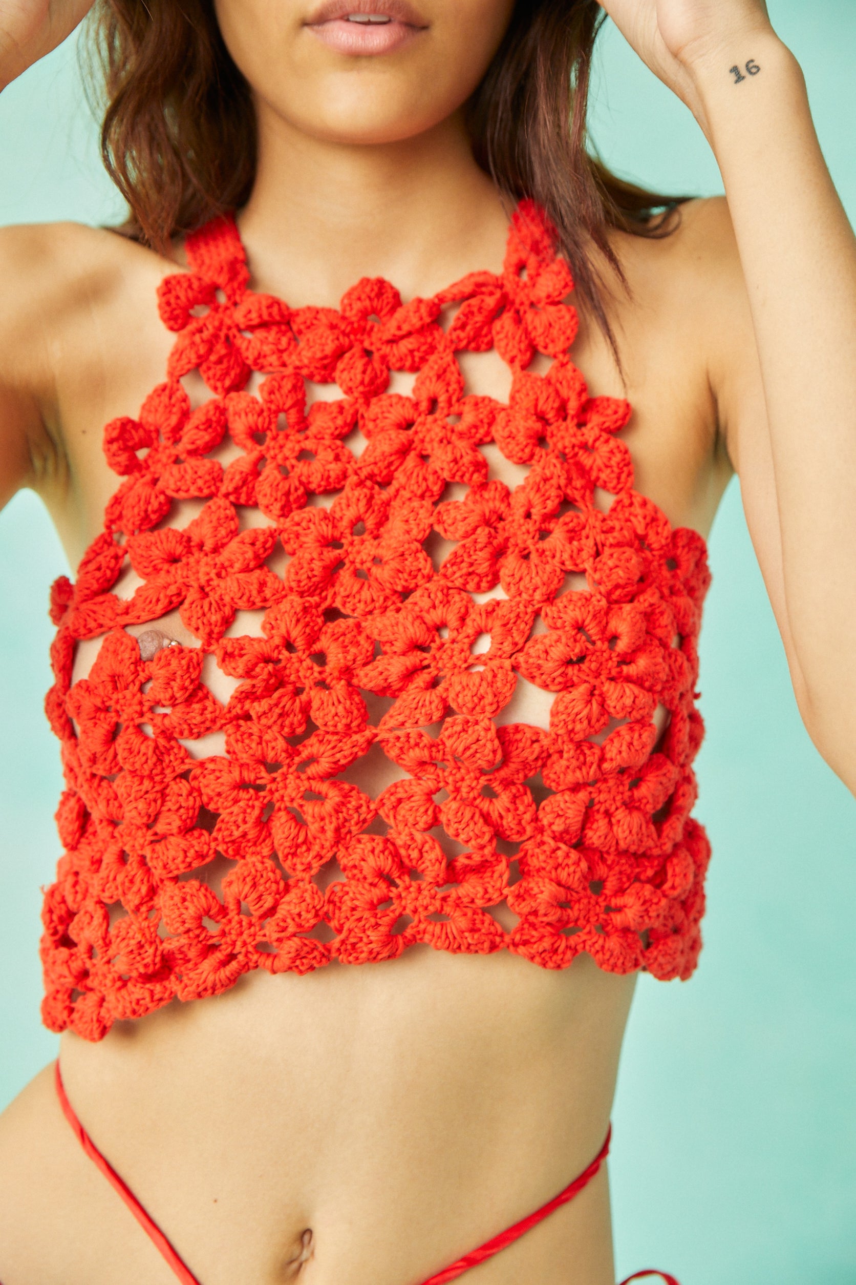 Manolita Crochet Dress