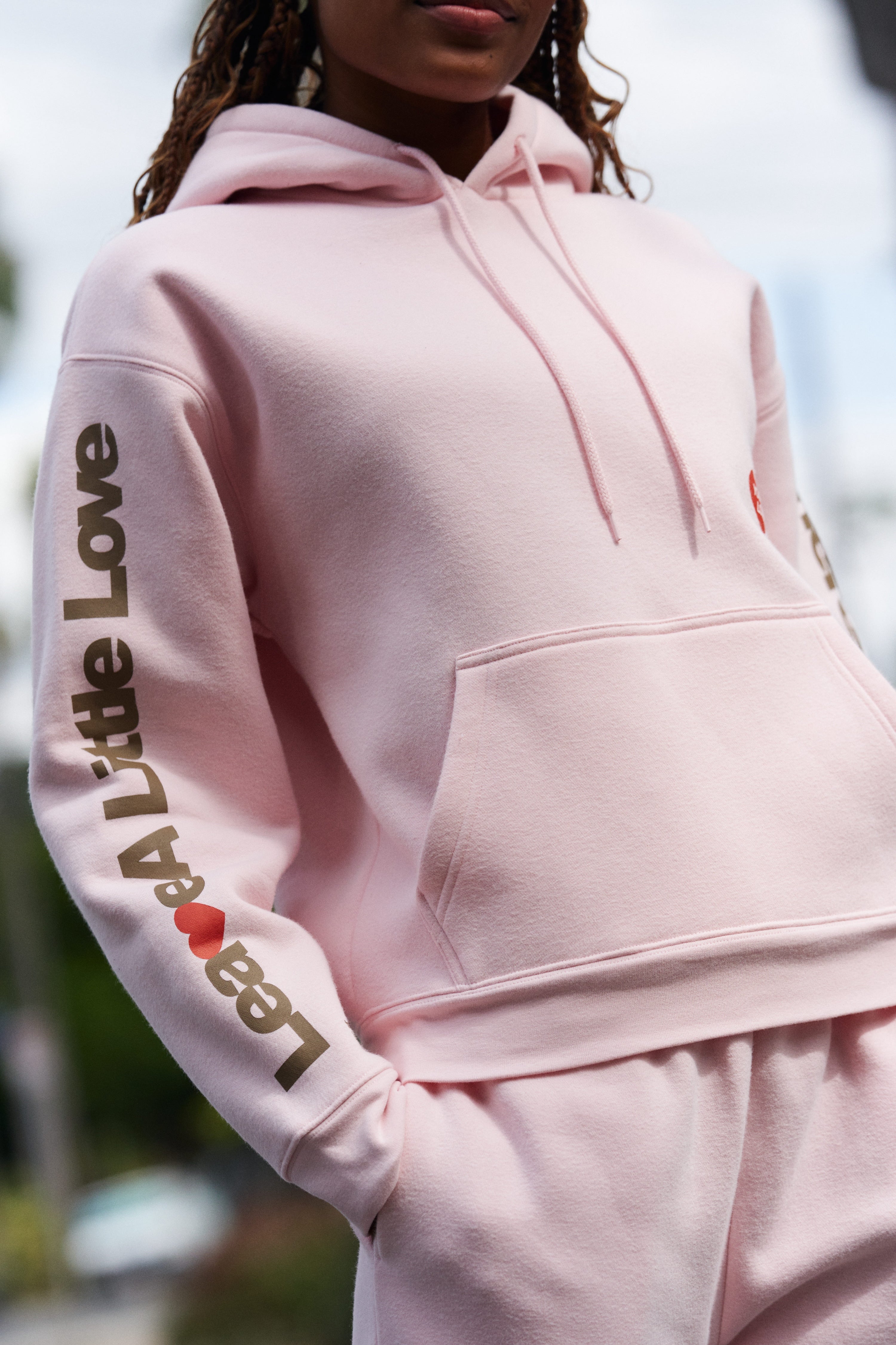 Leave A Little Love Relaxed Hoodie