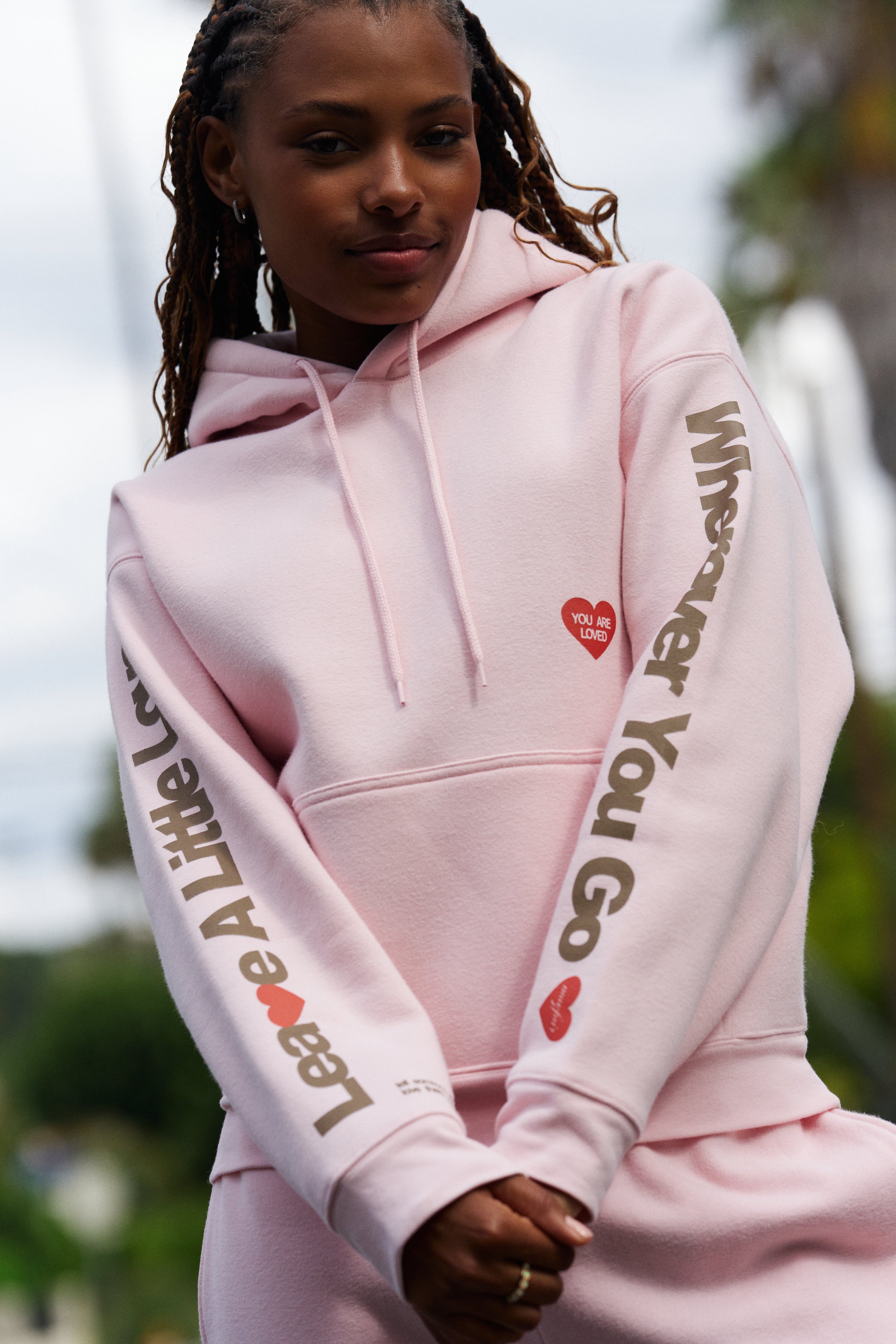Leave A Little Love Relaxed Hoodie