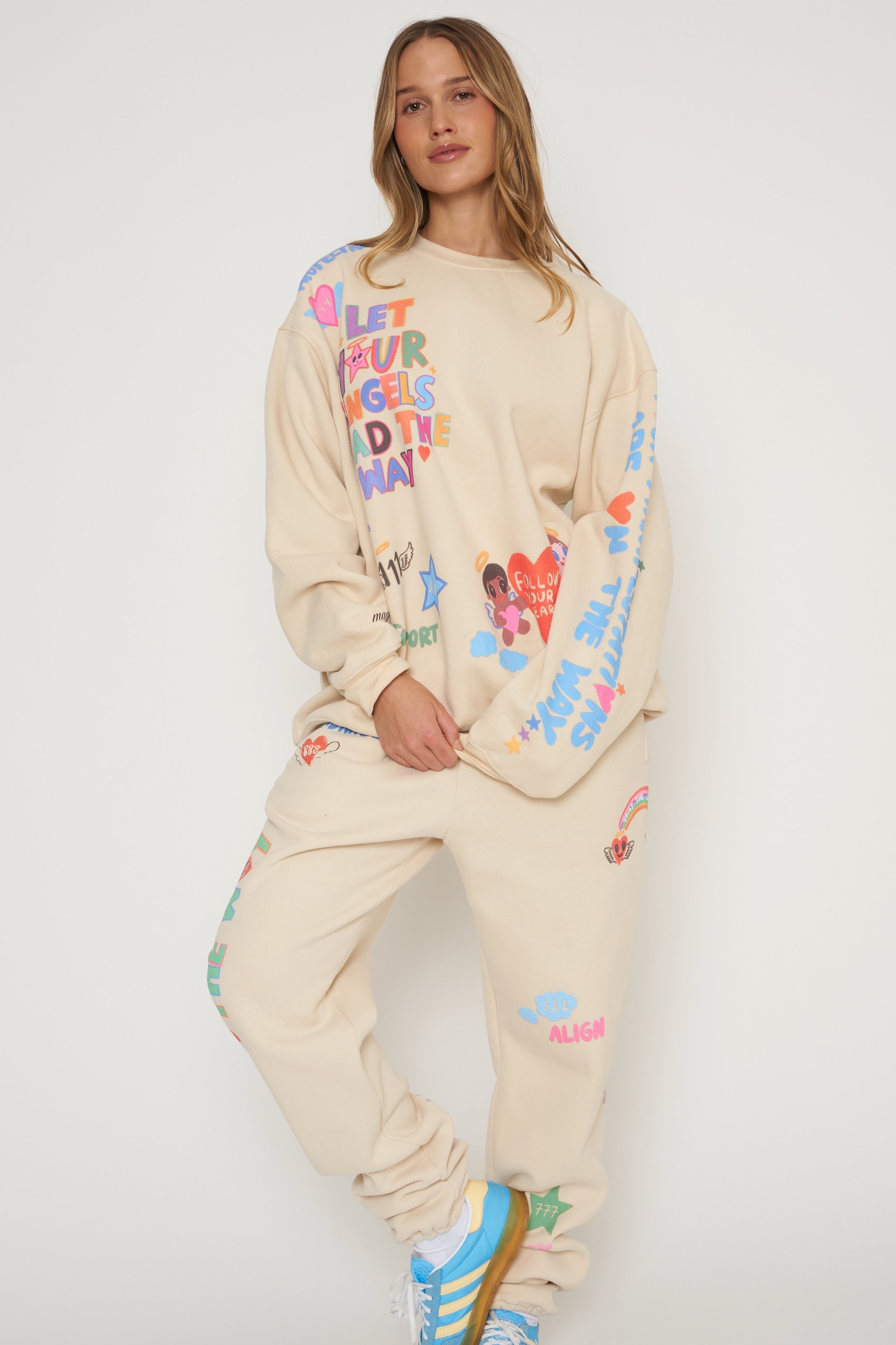 Mayfair x @iscreamcolour Angel Numbers Cloud Crewneck