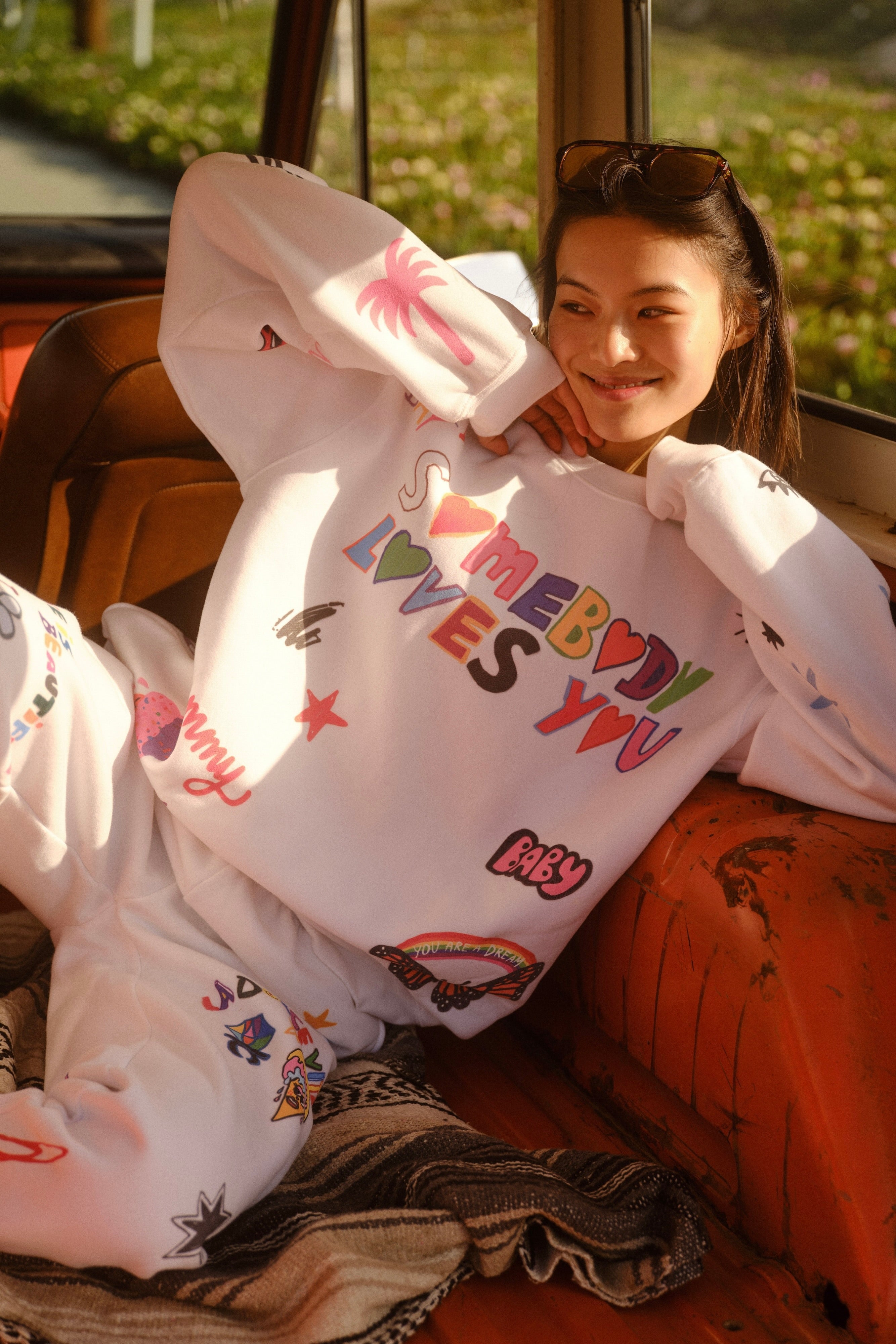 Mayfair x @iscreamcolour Somebody Loves You Crewneck