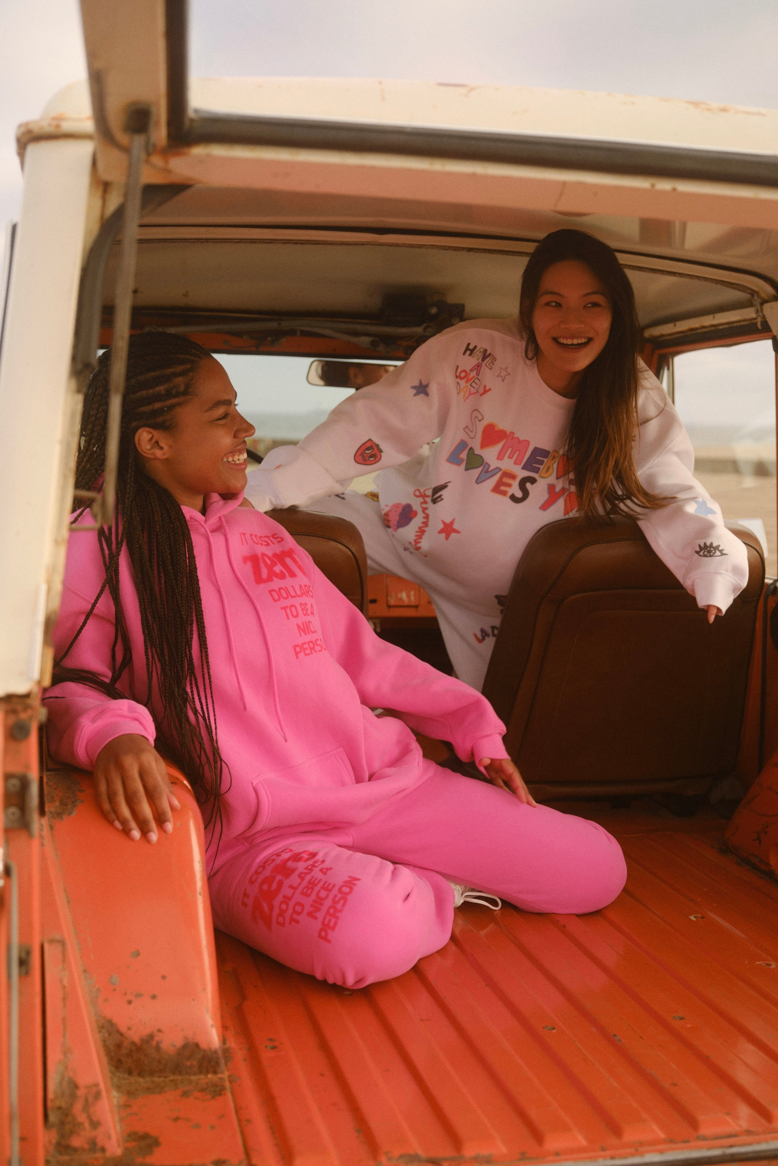 It Costs $0.00 To Be A Nice Person Pink Sweatpants