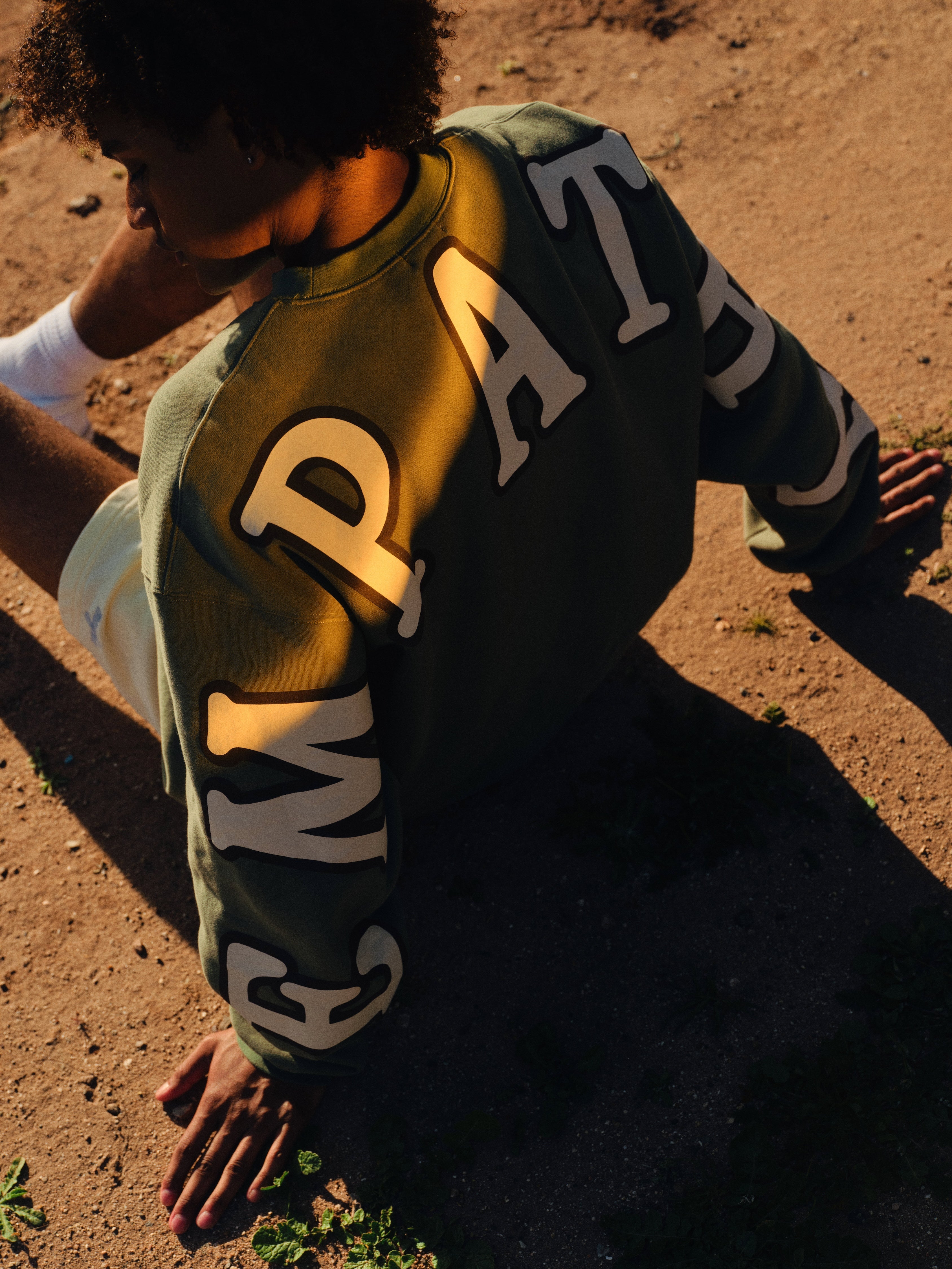 Empathy Always Olive Crewneck