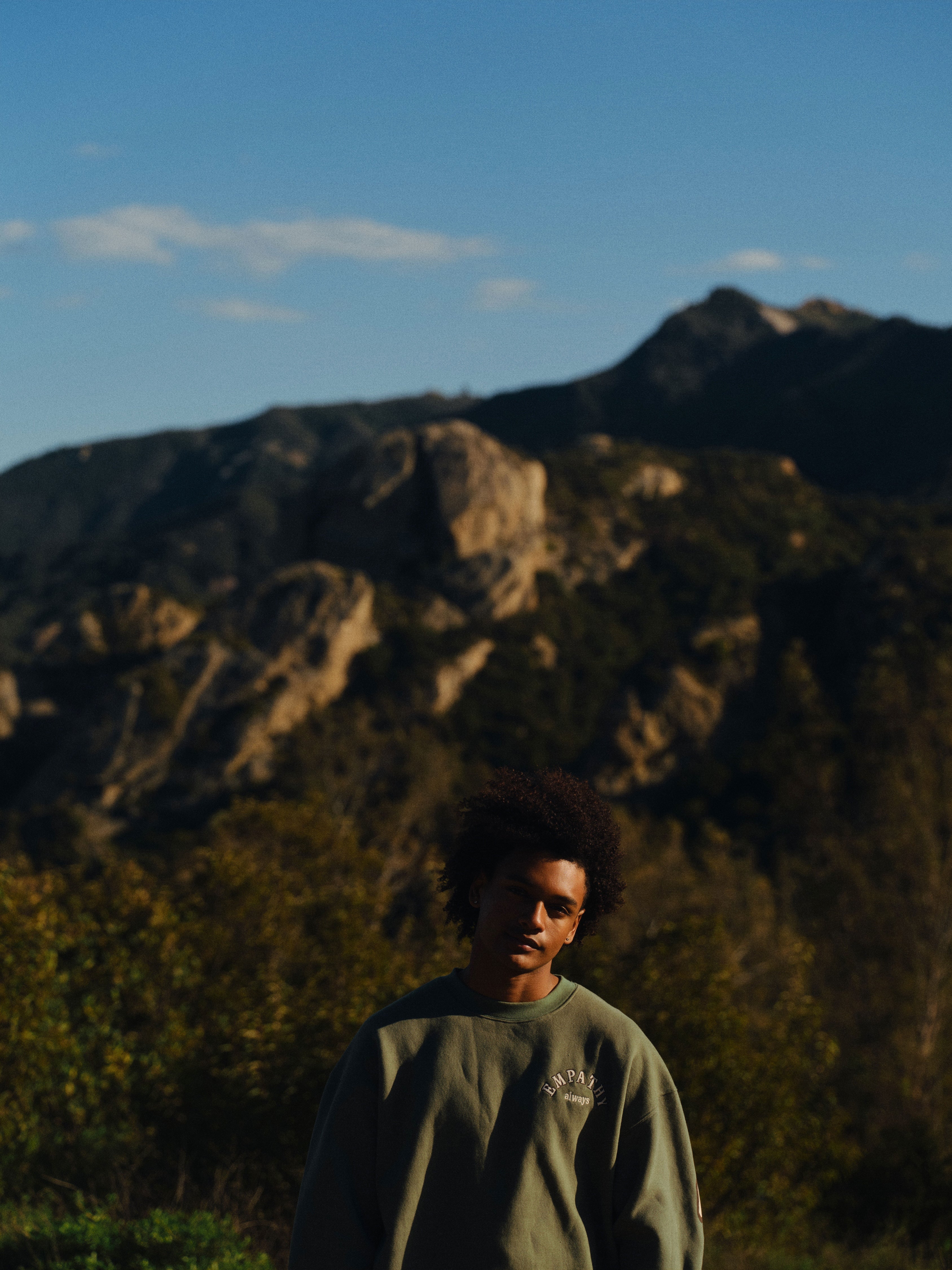 Empathy Always Olive Crewneck