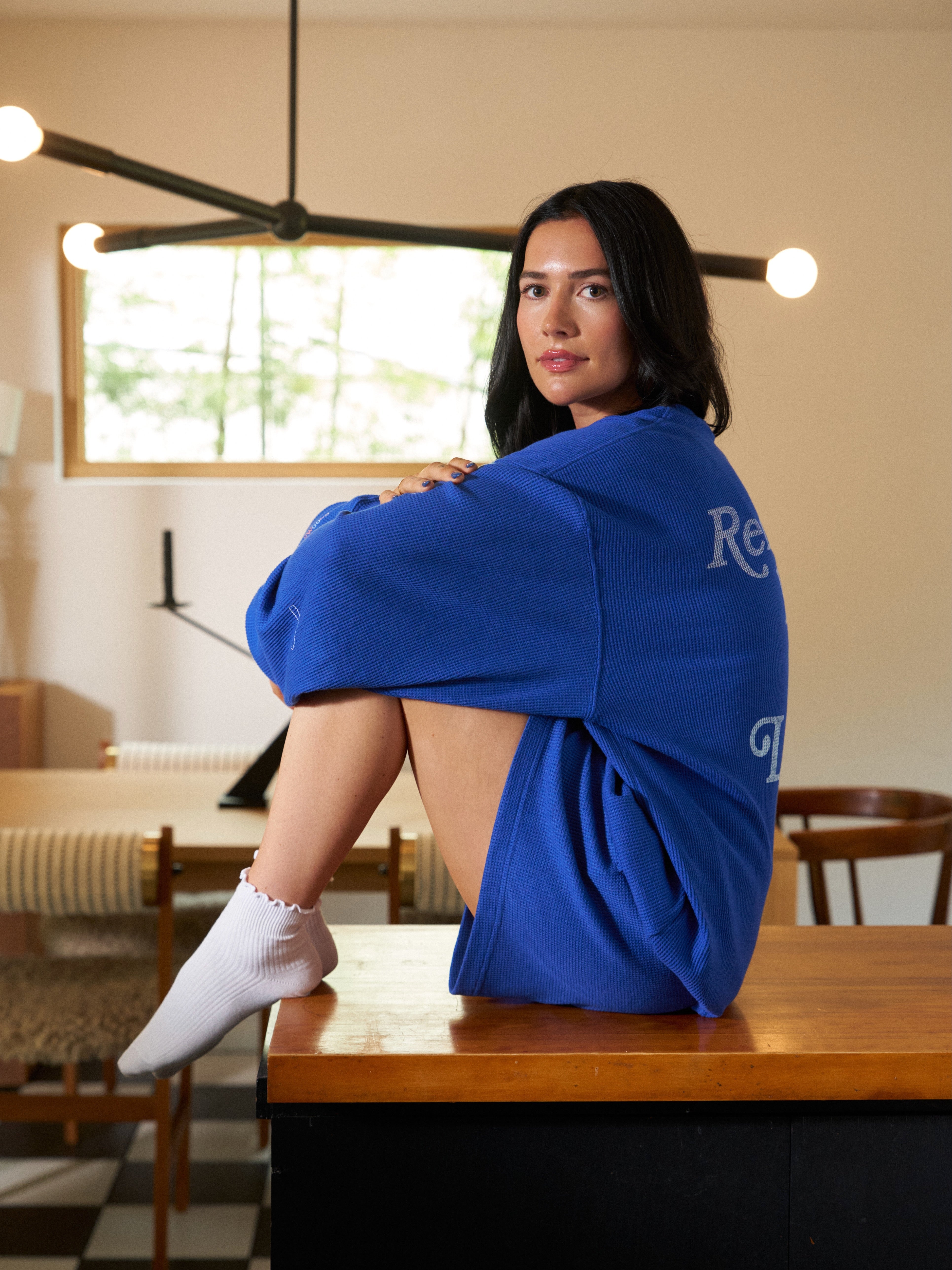 Mayfair X Avery Woods Waffle Crewneck