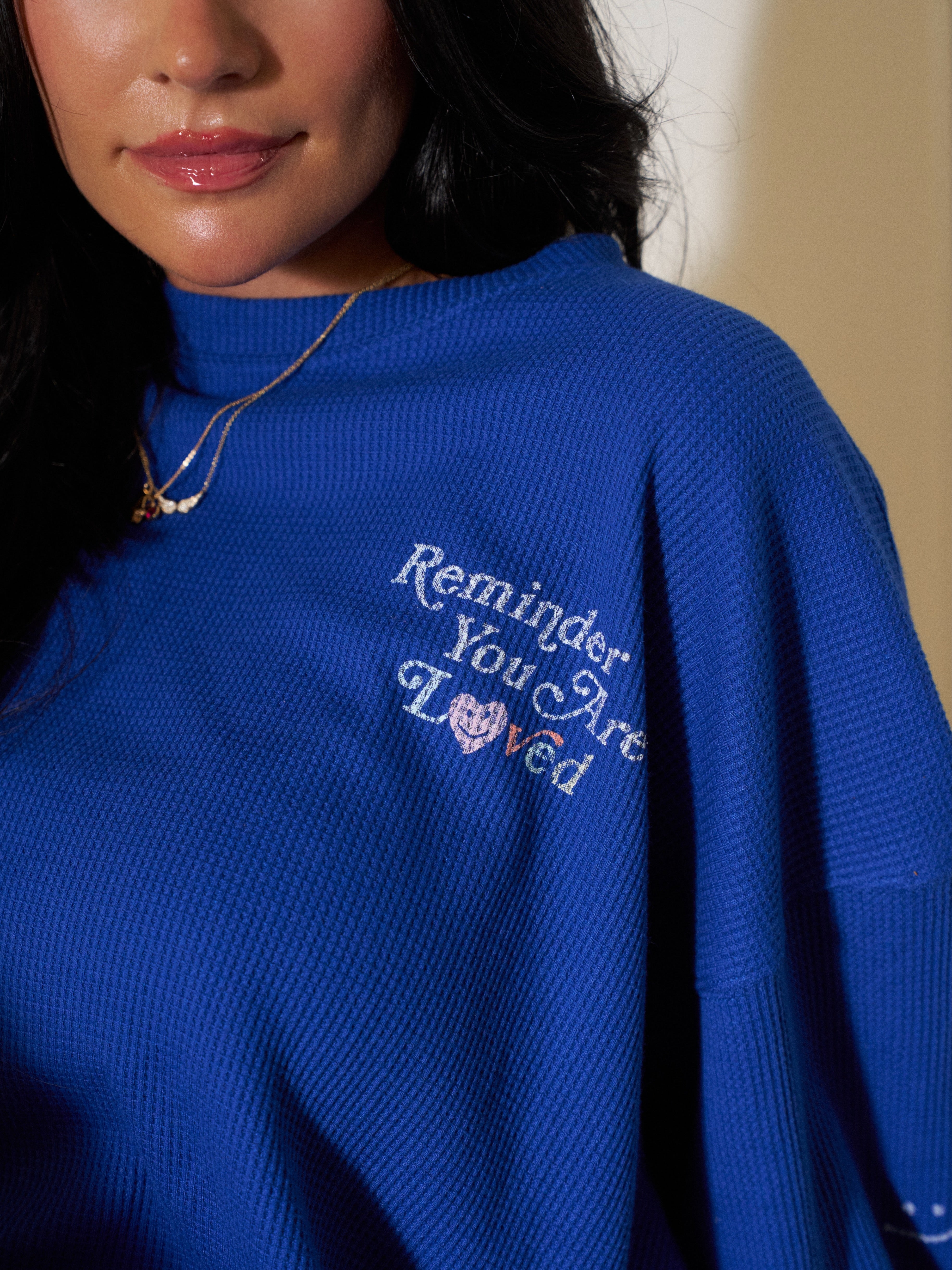 Mayfair X Avery Woods Waffle Crewneck