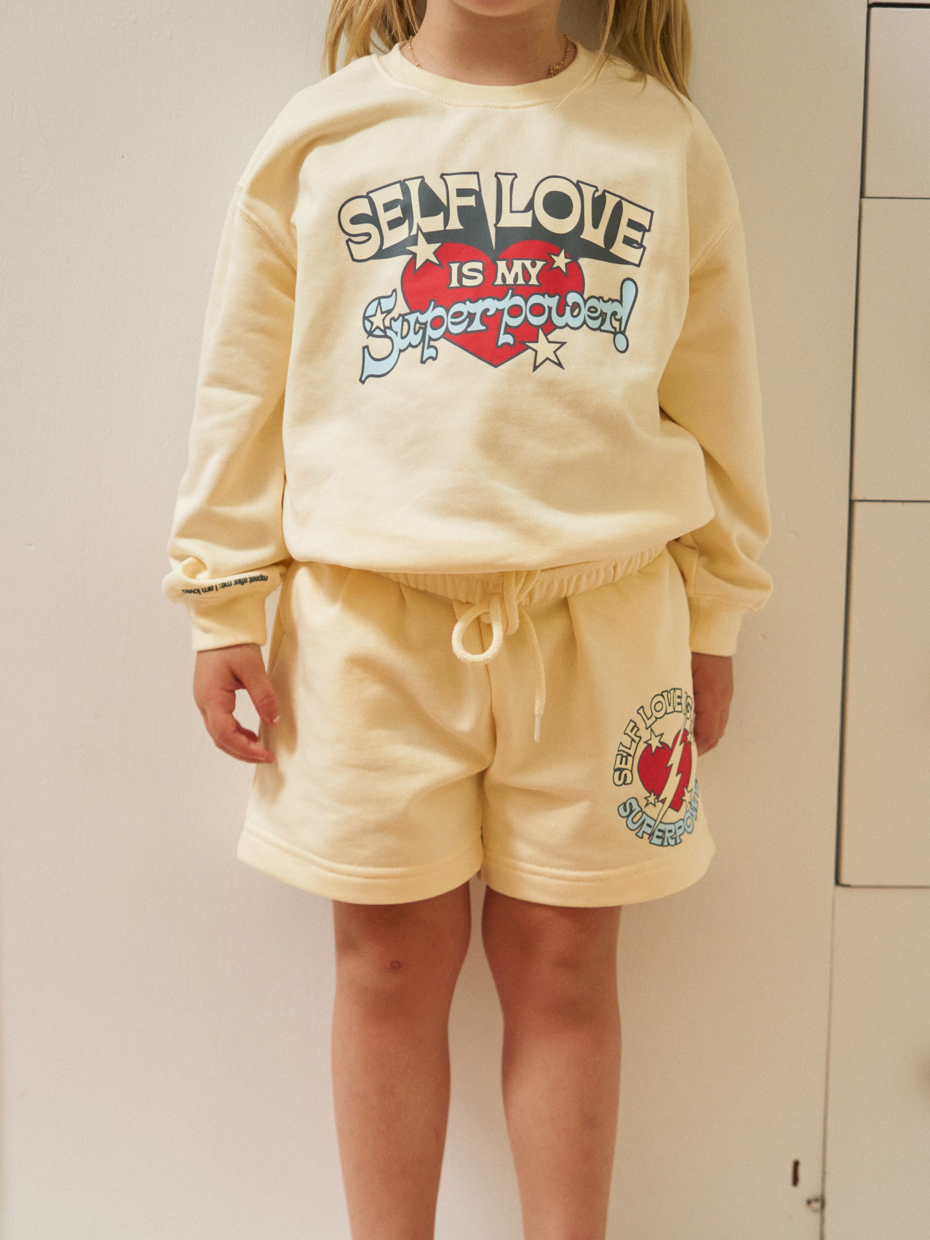 Mayfair X Avery Woods Kids Love Sweatshorts
