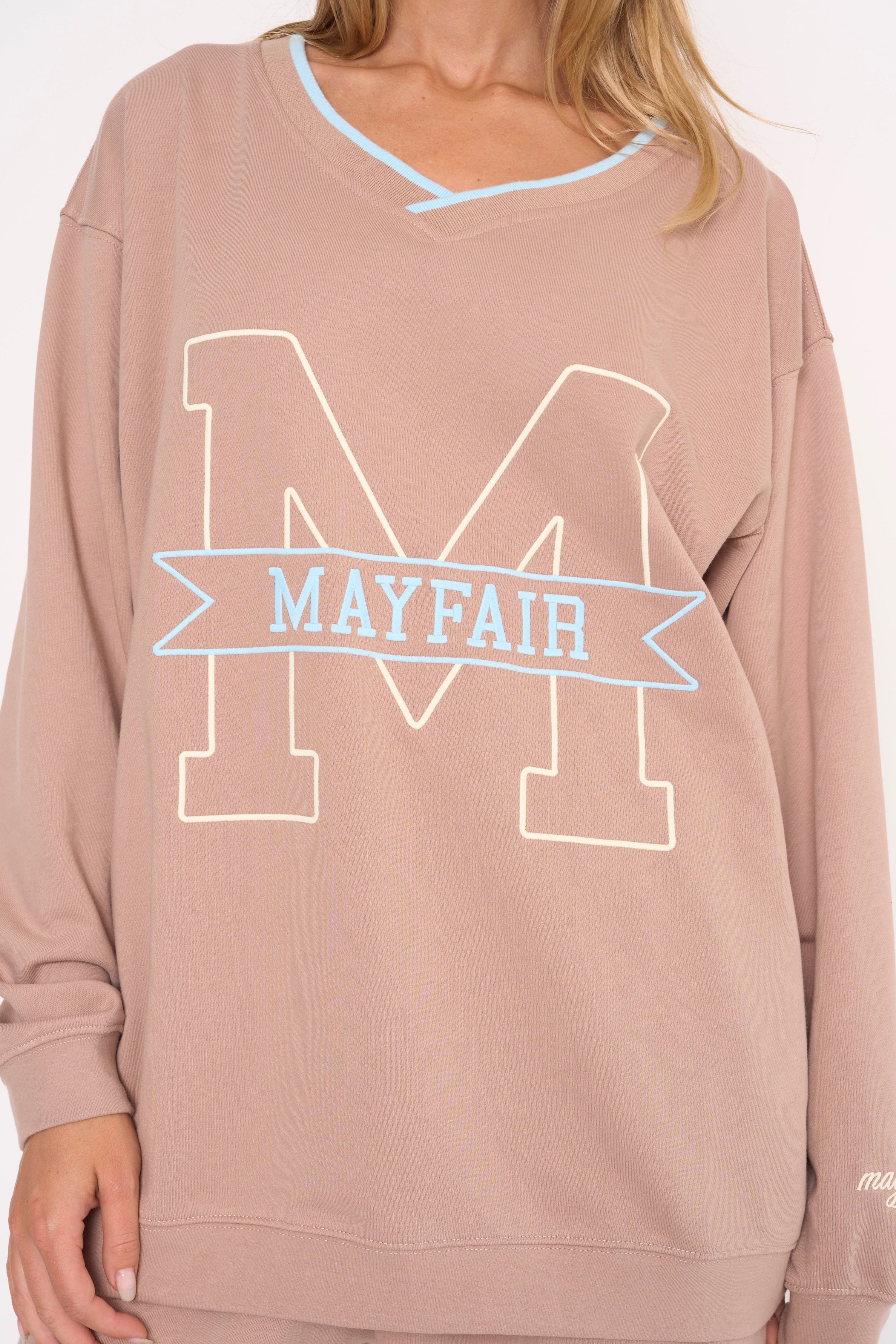 Mayfair Angels V-Neck Sweatshirt