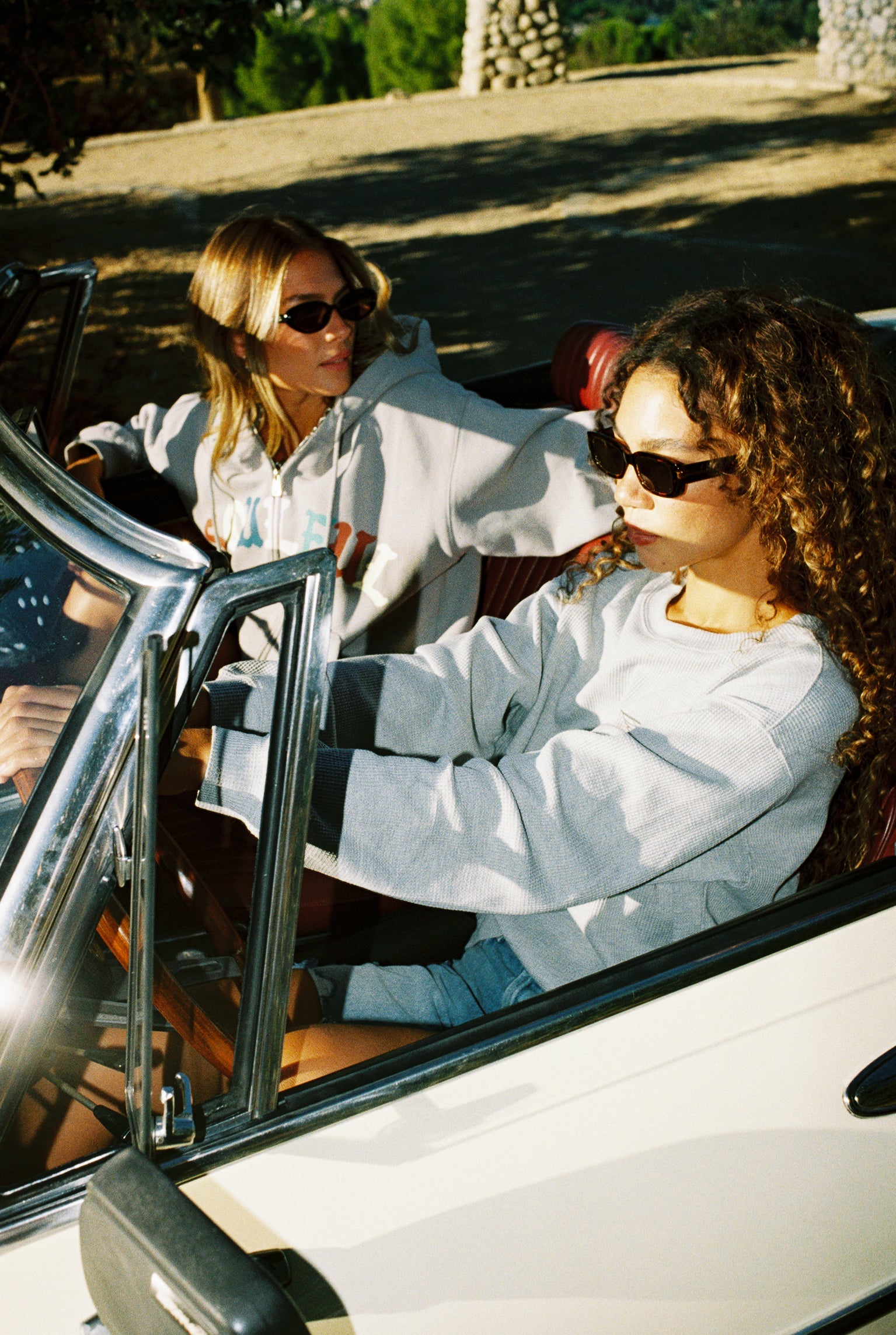 Soul Grey Relaxed Waffle Crewneck