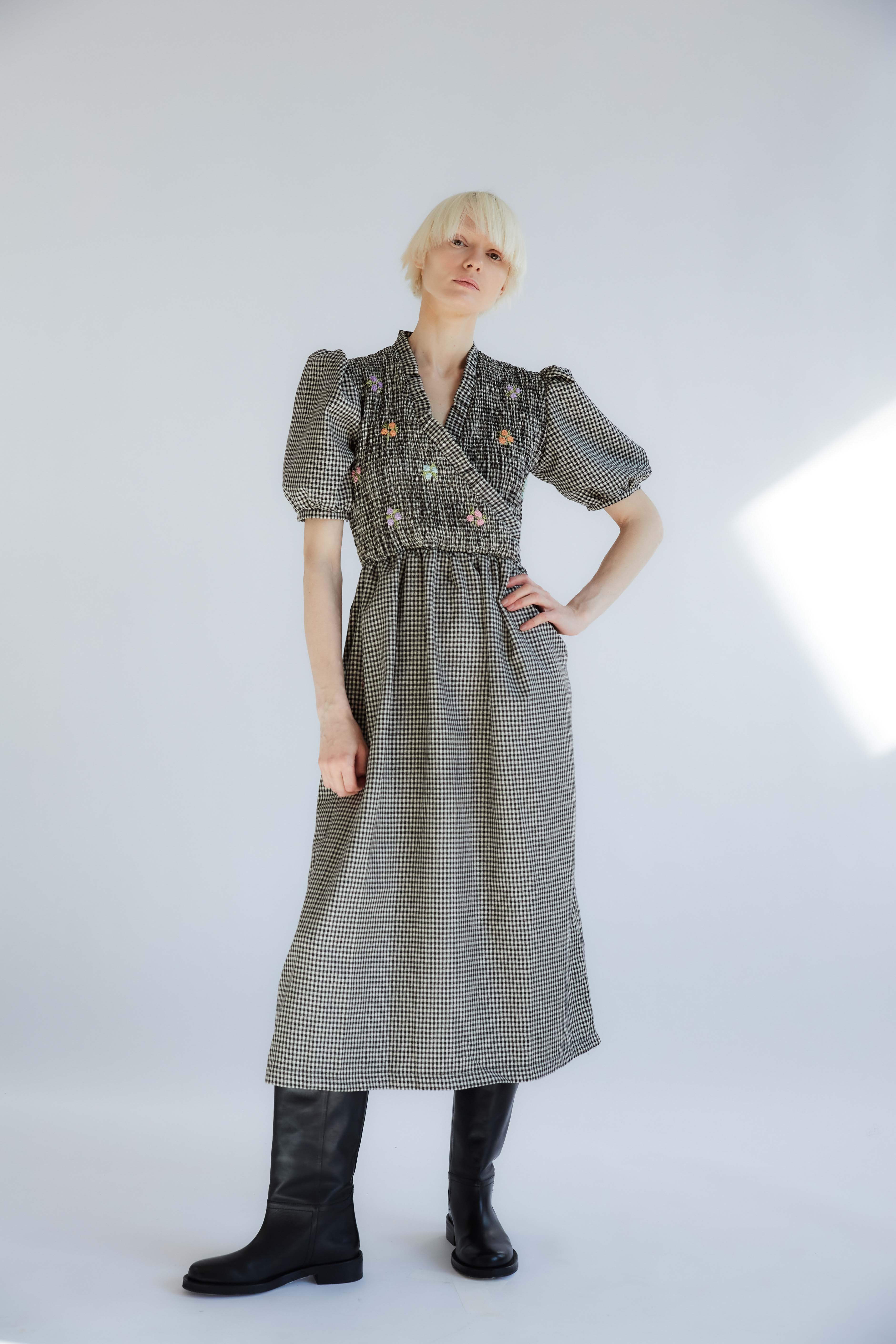 Adelfa Smoked Dress