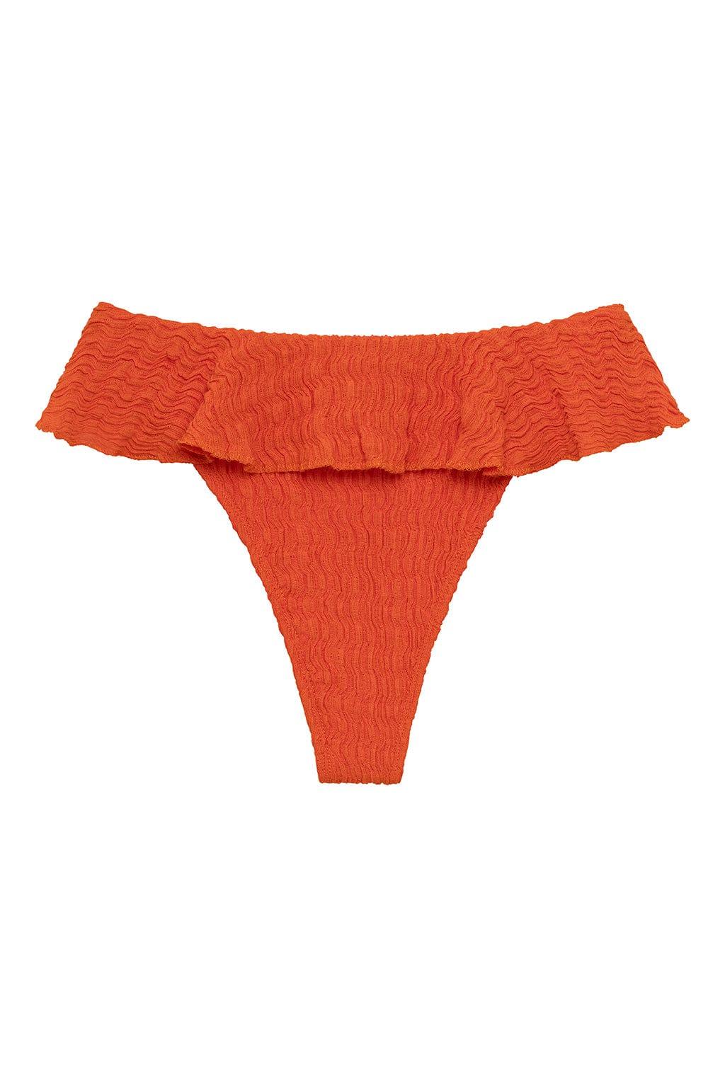 Tangerine Tamarindo Ruffle Bikini Bottom