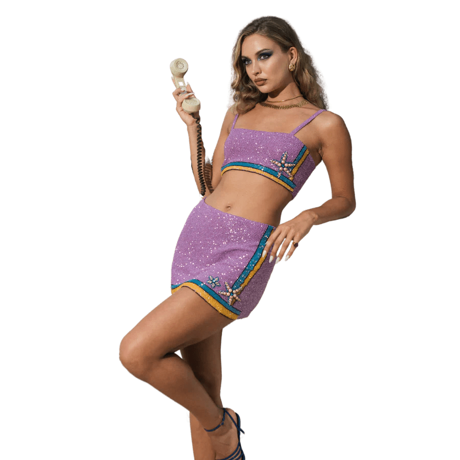 MONNI TOP | PURPLE