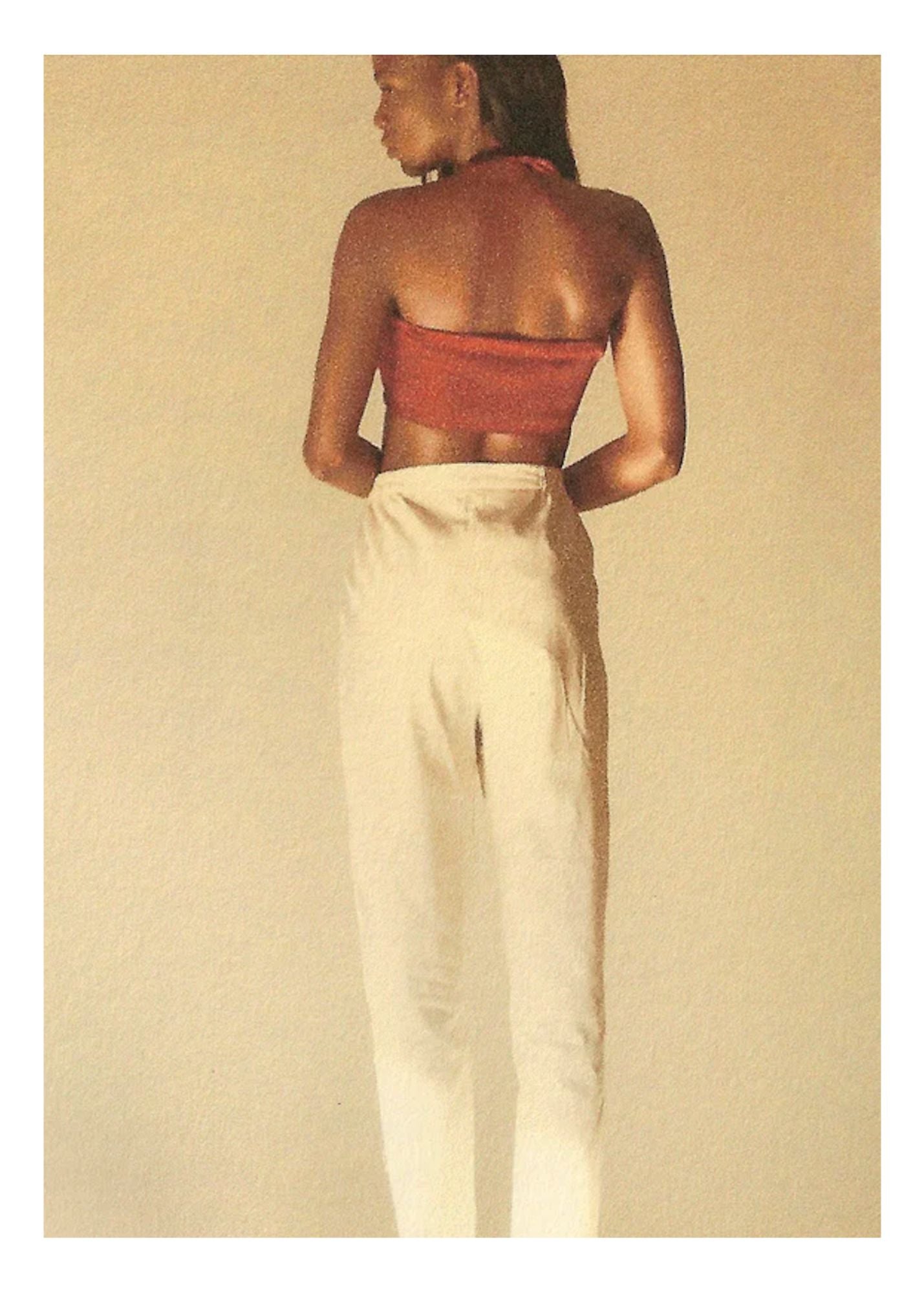 QUINCE HALTER BURGUNDY + DEADSTOCK