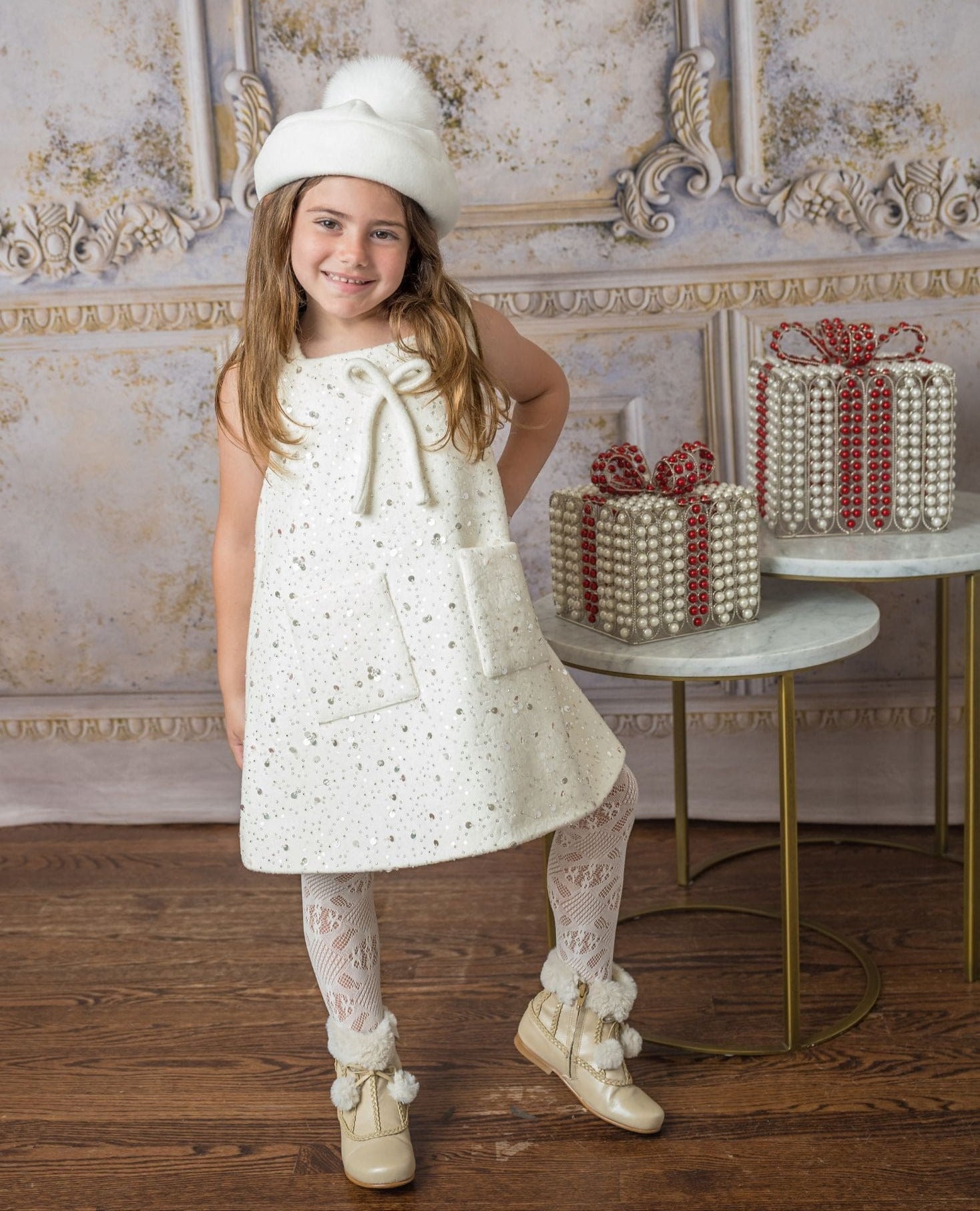 Marshmallow Wool Dress - Petite Maison Kids