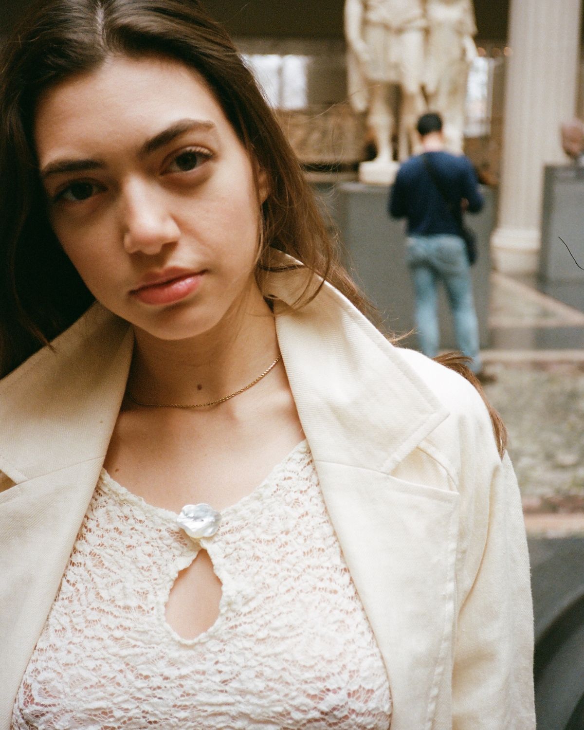 LINEN TRENCH + DEADSTOCK