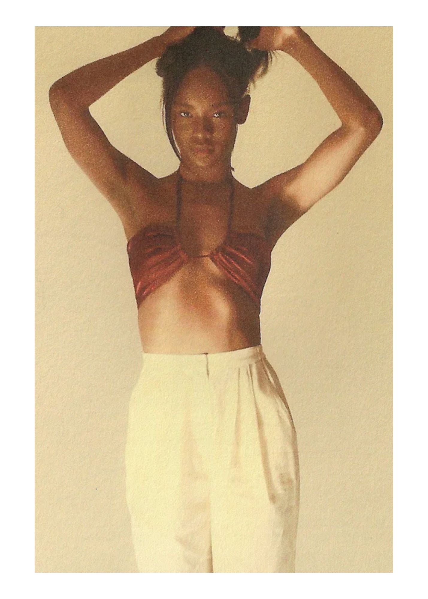 QUINCE HALTER BURGUNDY + DEADSTOCK