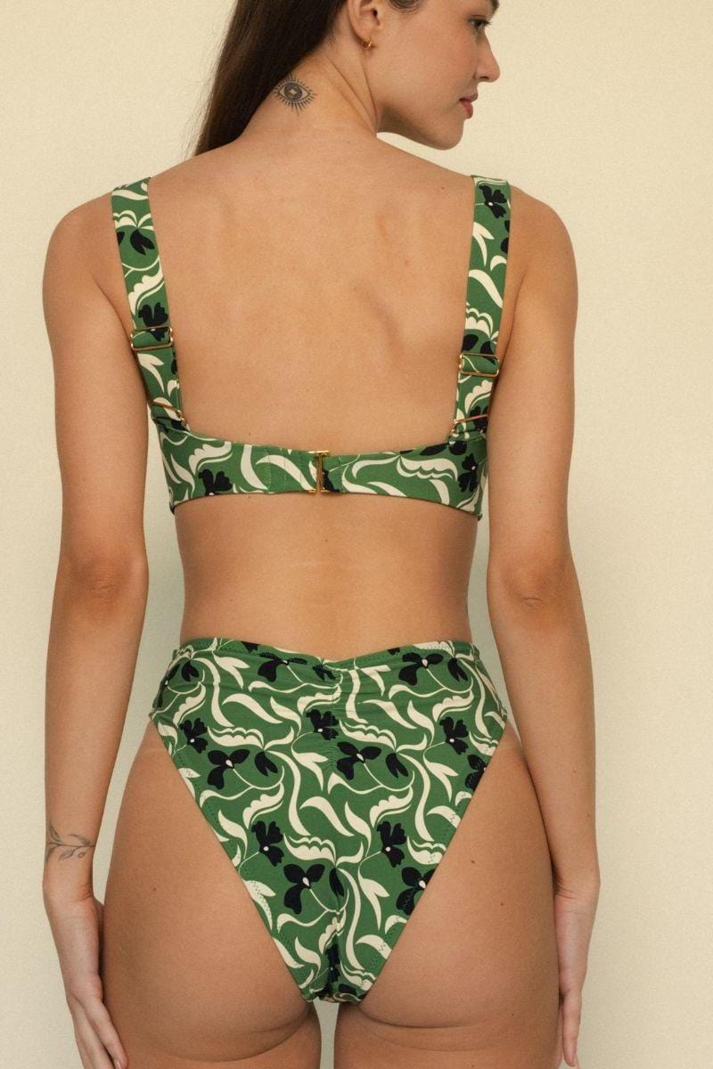 Veronica Floral Paula Tie-Up Bikini Bottom