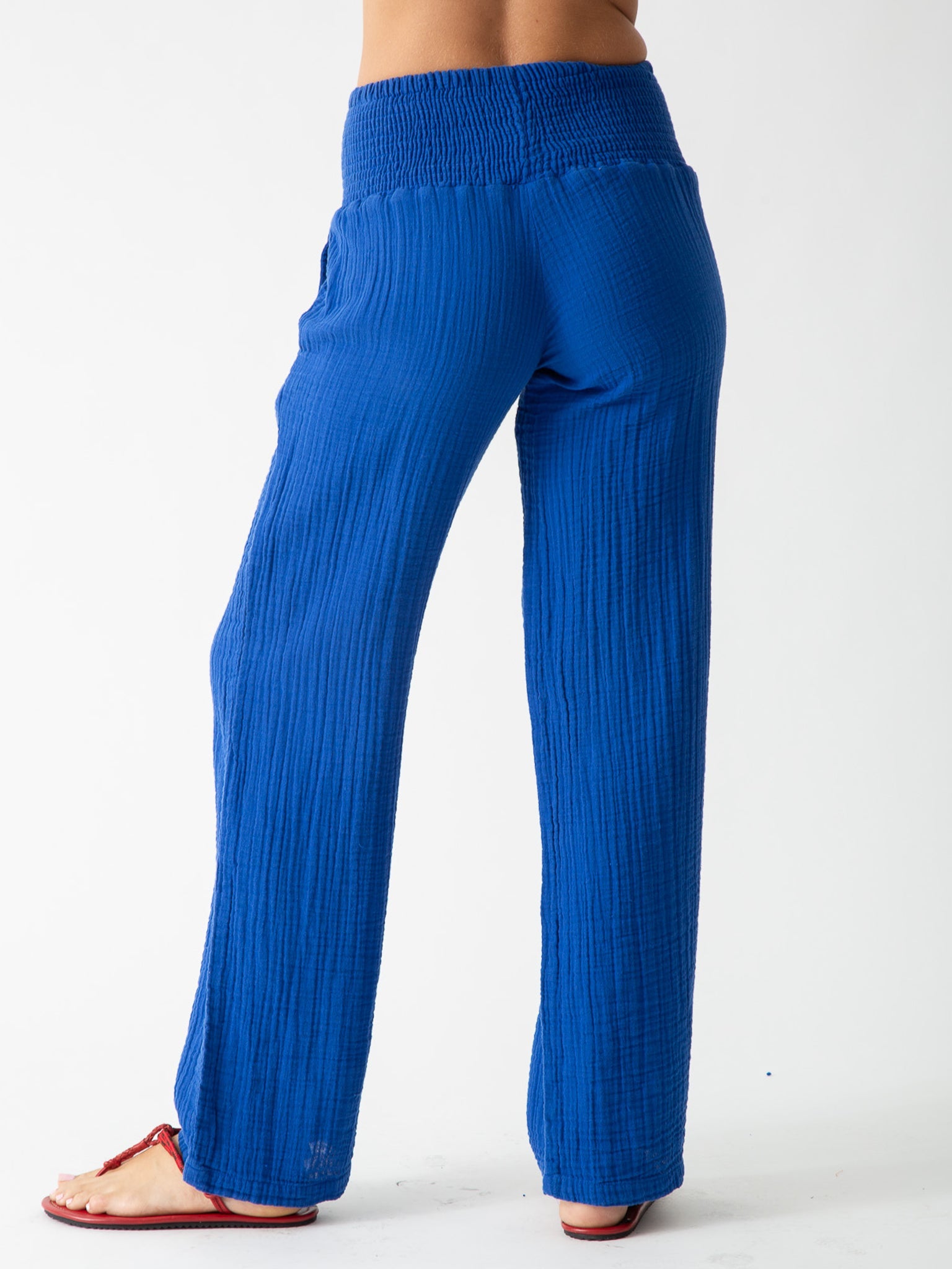Beach Gauze Pant - Royal