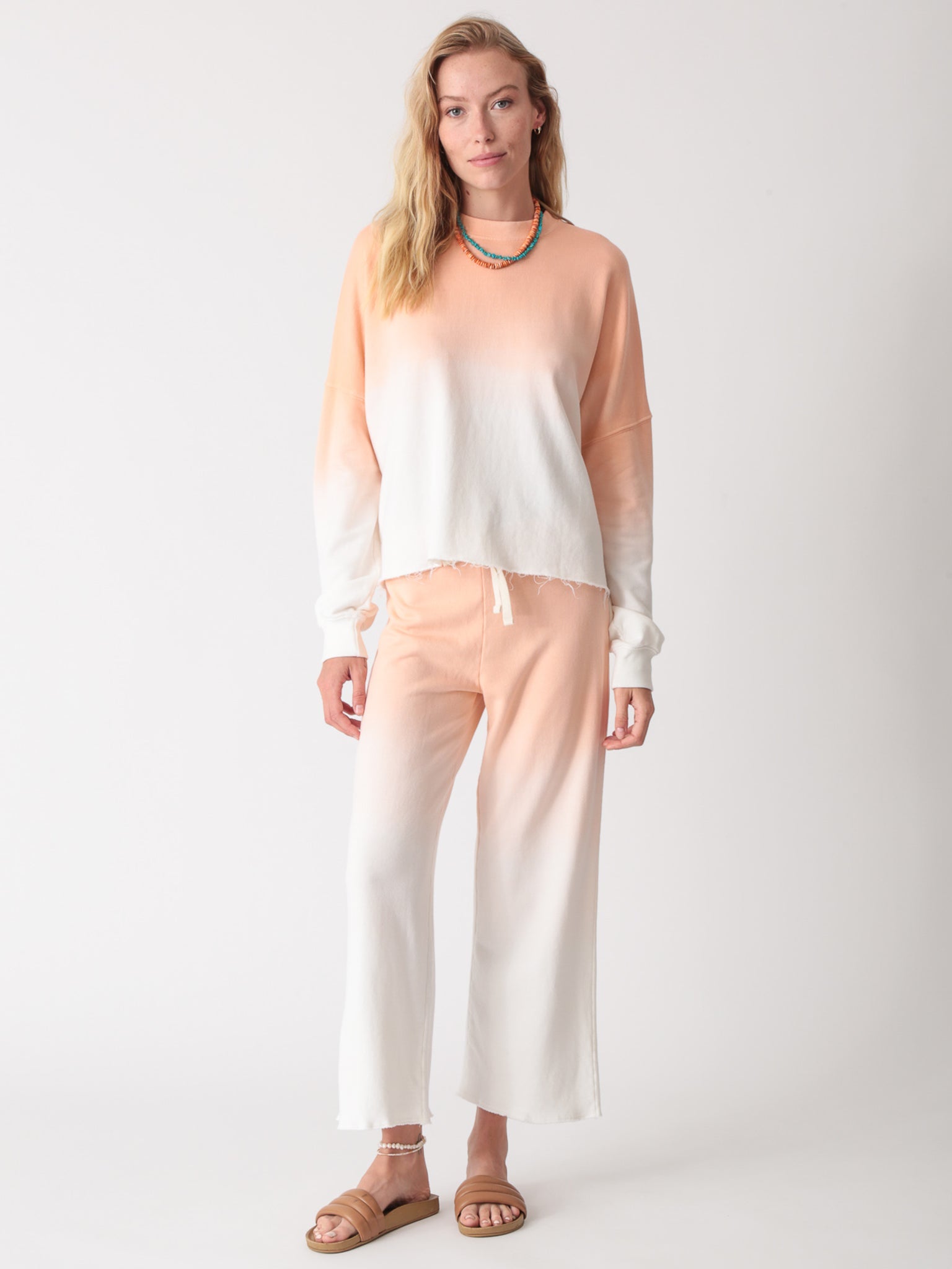 Rylan Sweatshirt - Peach Ombré